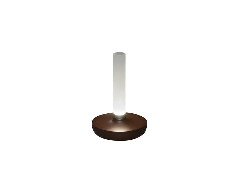 Konstsmide Akku-Tischleuchte USB Biarritz, 1800/ 3000/ 4000 K, Rost Konstsmide Akku-Tischleuchte USB Biarritz, 1800/ 3000/ 4000 K, Rost