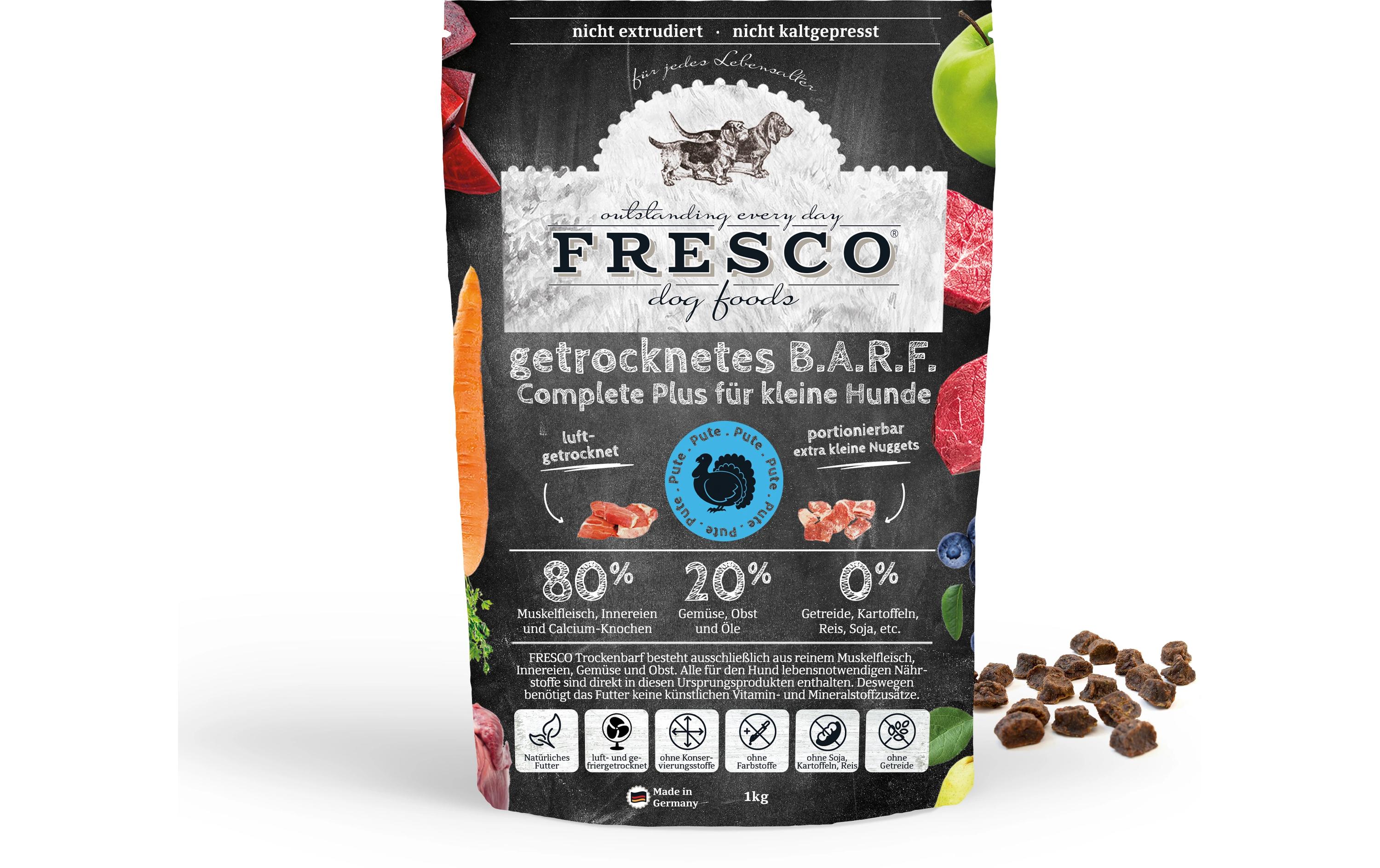 FRESCO Trockenfutter Complete Plus Mini Pute, 1 kg