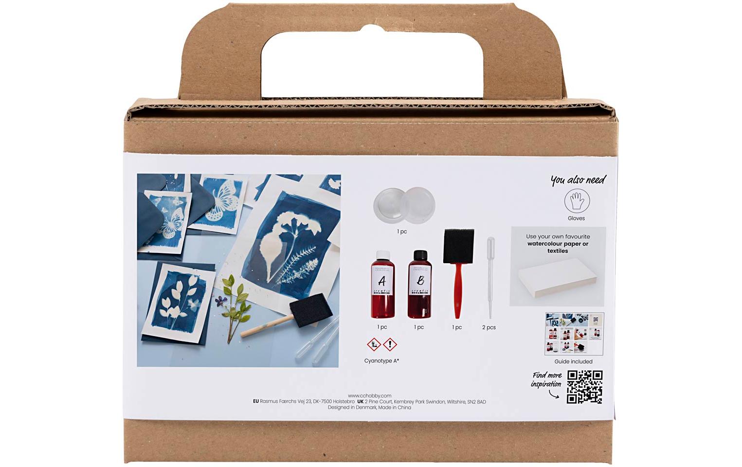 Creativ Company Bastelset Cyanotype Blau