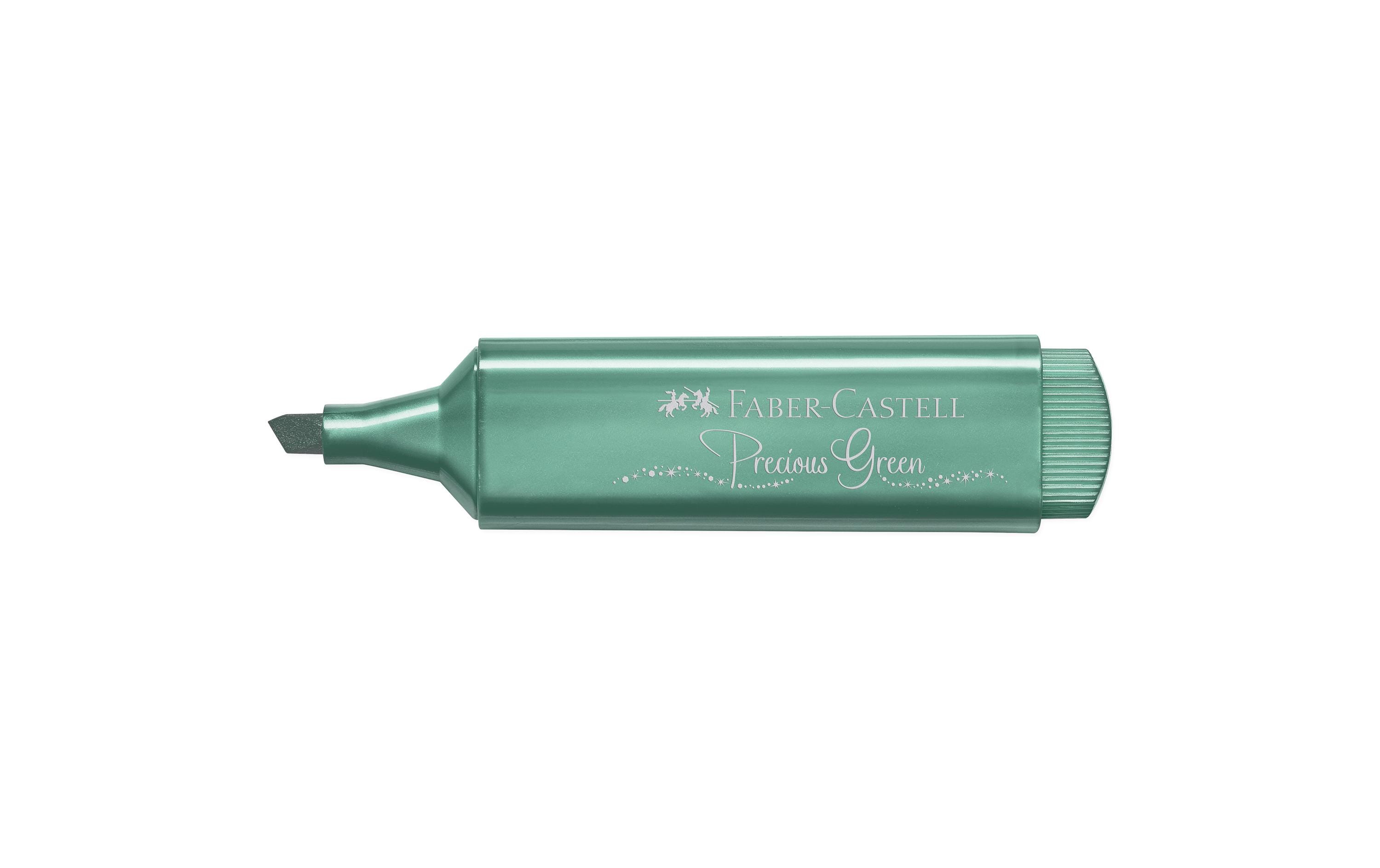 Faber-Castell Textmarker 1546 Precious Green, Metallic Faber-Castell Textmarker 1546 Precious Green, Metallic