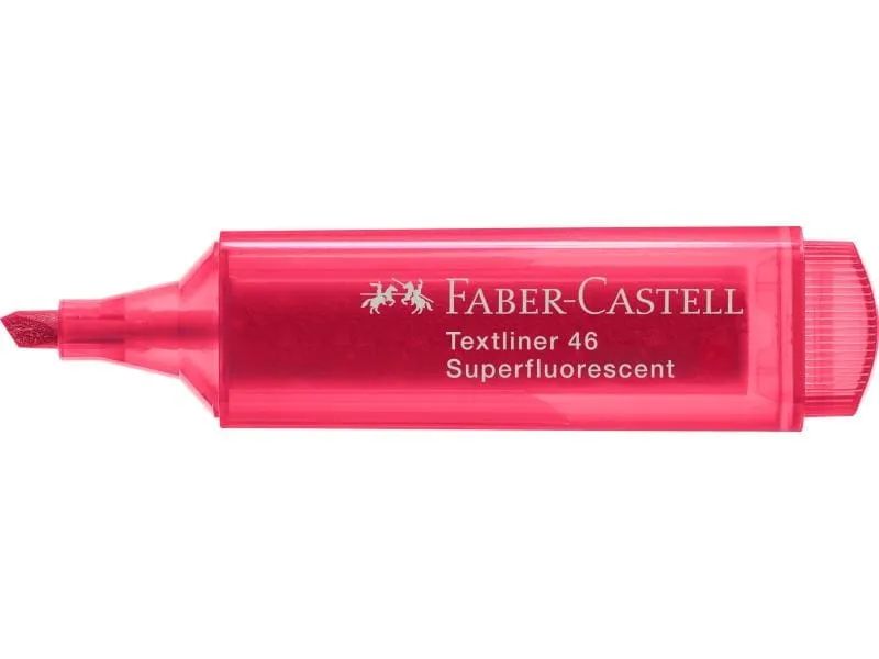 Faber-Castell Textmarker 1546 superfluorescent Rot Faber-Castell Textmarker 1546 superfluorescent Rot