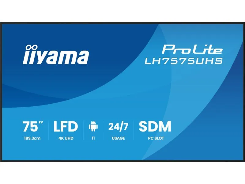 iiyama Public Display ProLite LH7575UHS-B2AG 75 iiyama Public Display ProLite LH7575UHS-B2AG 75