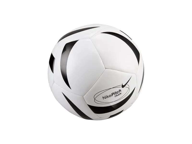 NIKE Trainingsfussball Pitch FA25 White/Blue, 3 NIKE Trainingsfussball Pitch FA25 White/Blue, 3