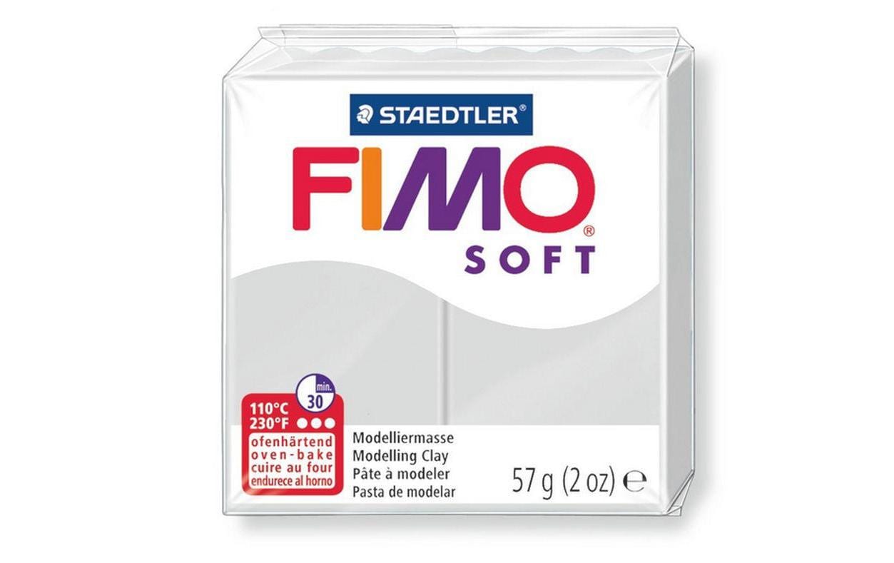 Fimo Modelliermasse Soft Grau