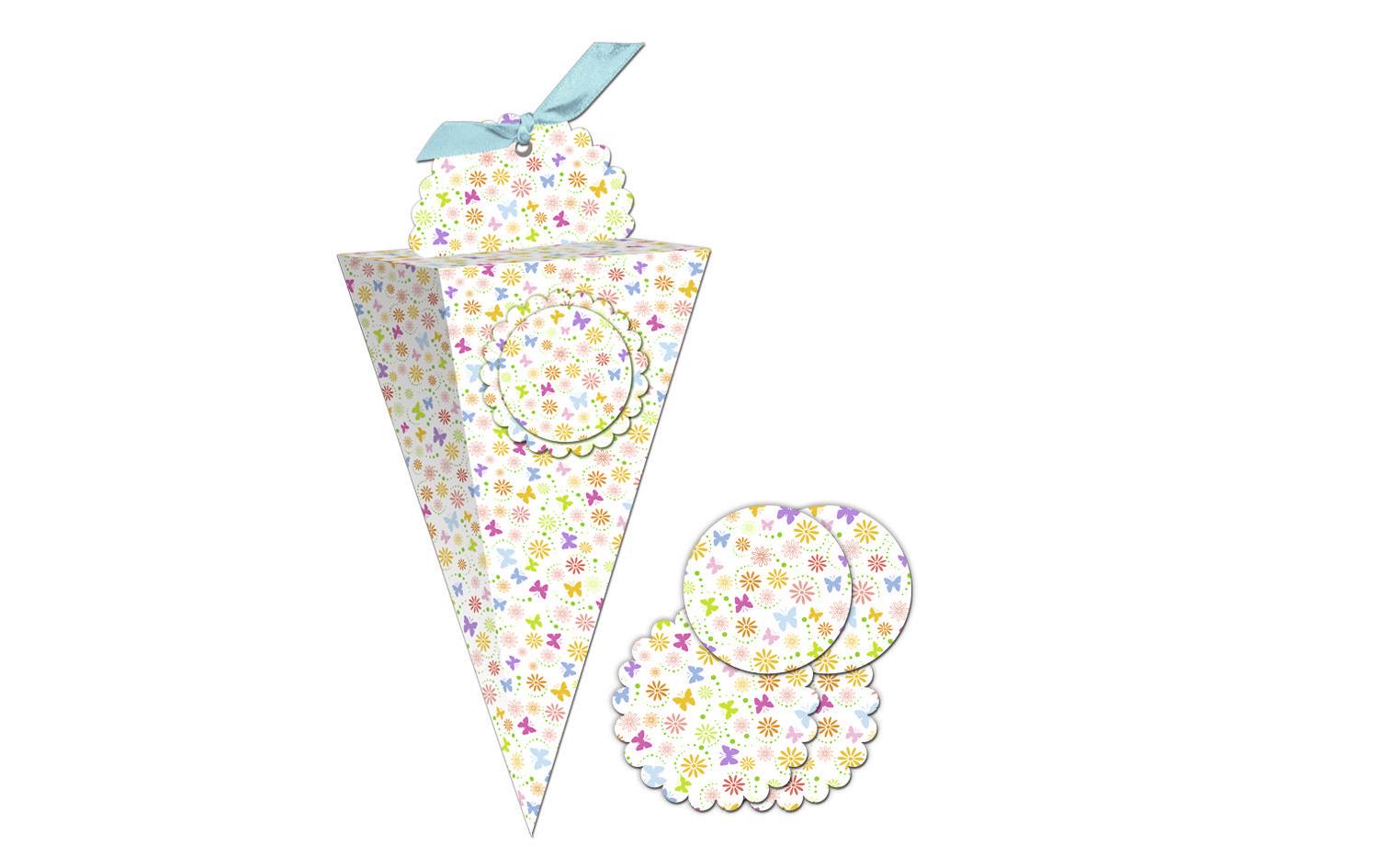 URSUS Osterkörbchen-Set 2 Körbchen / 3 Tüten