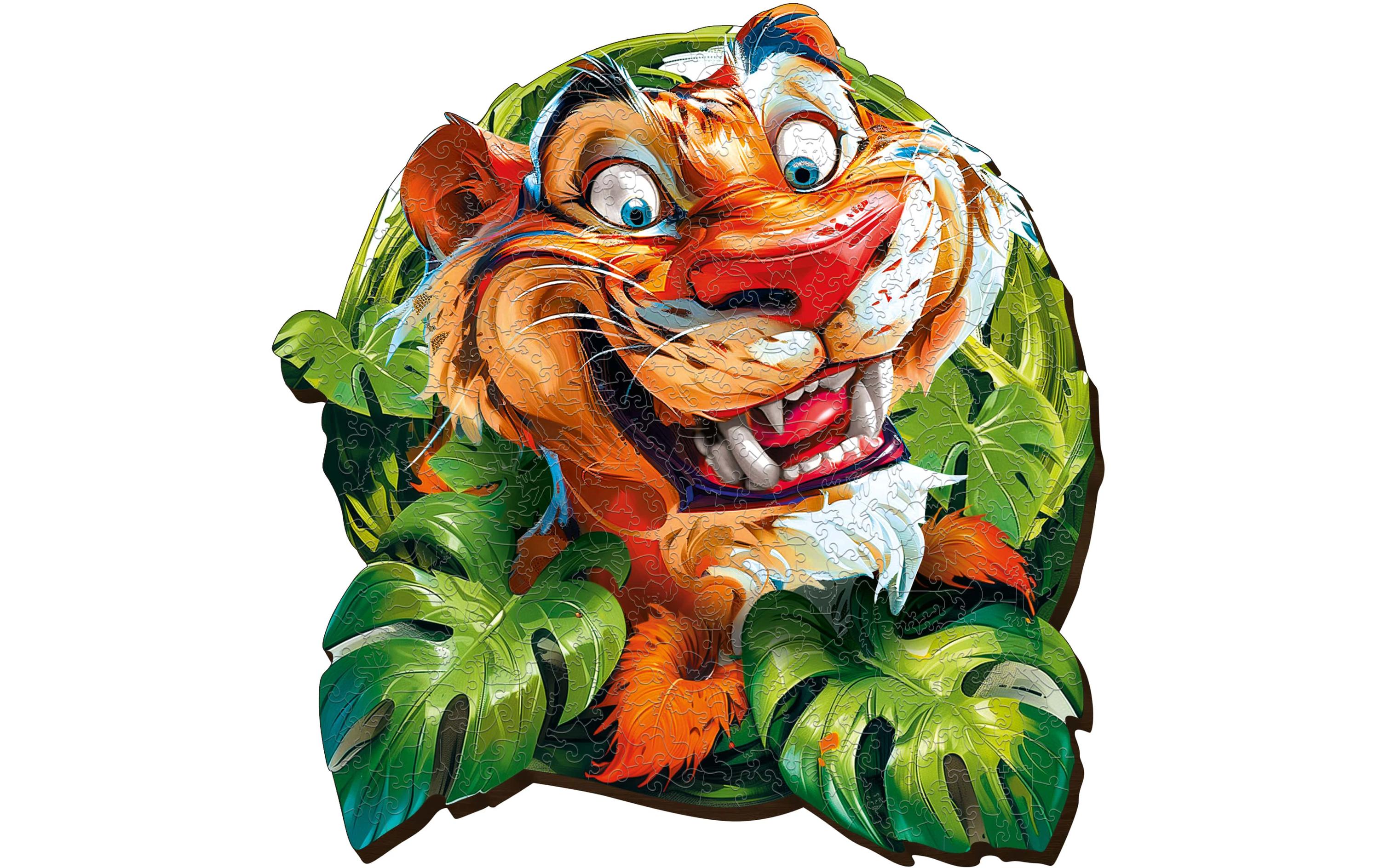 Escape Welt Holz-Puzzle Tiger