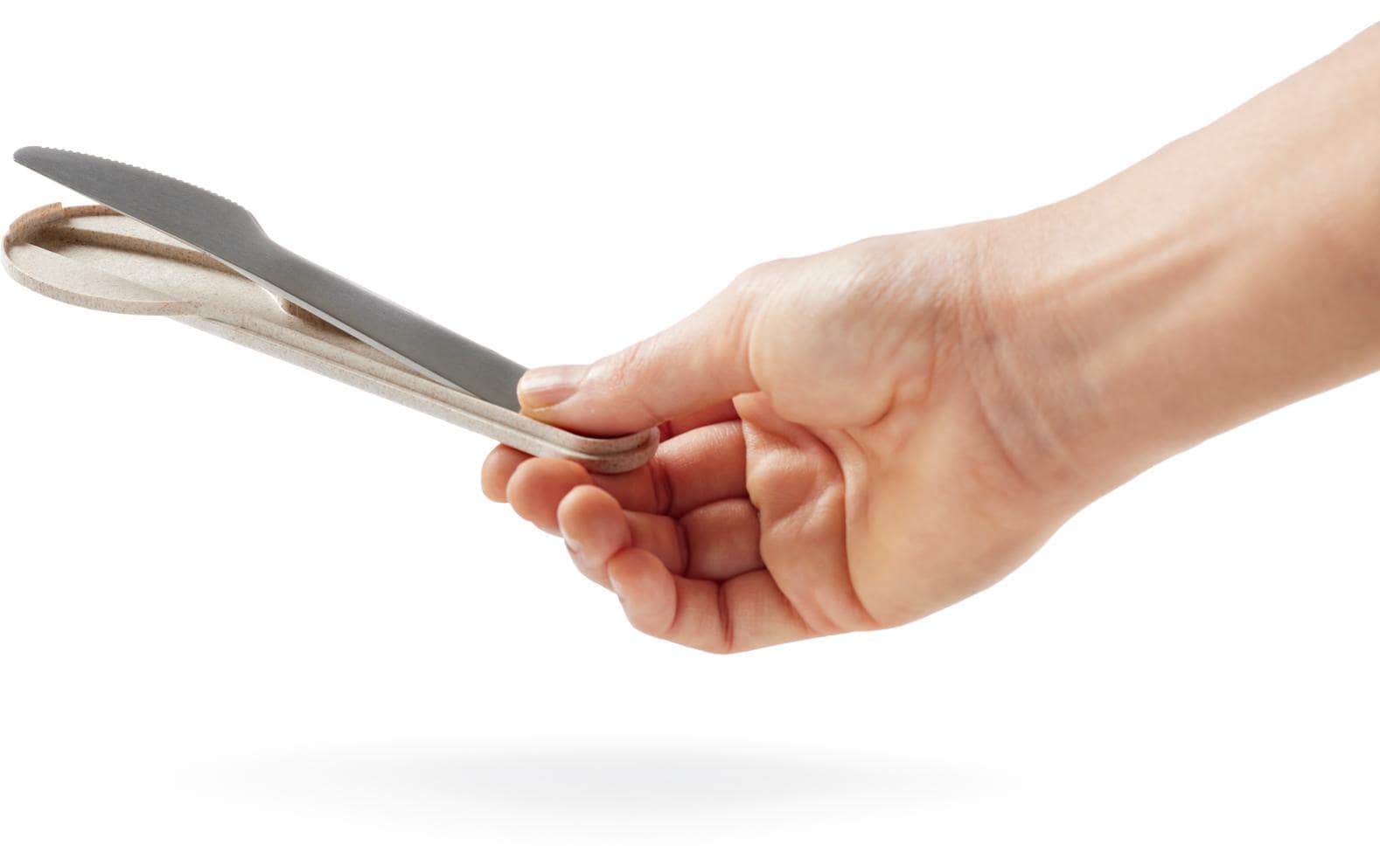 Lékué Besteck-Set to go Edelstahl, 3-teilig