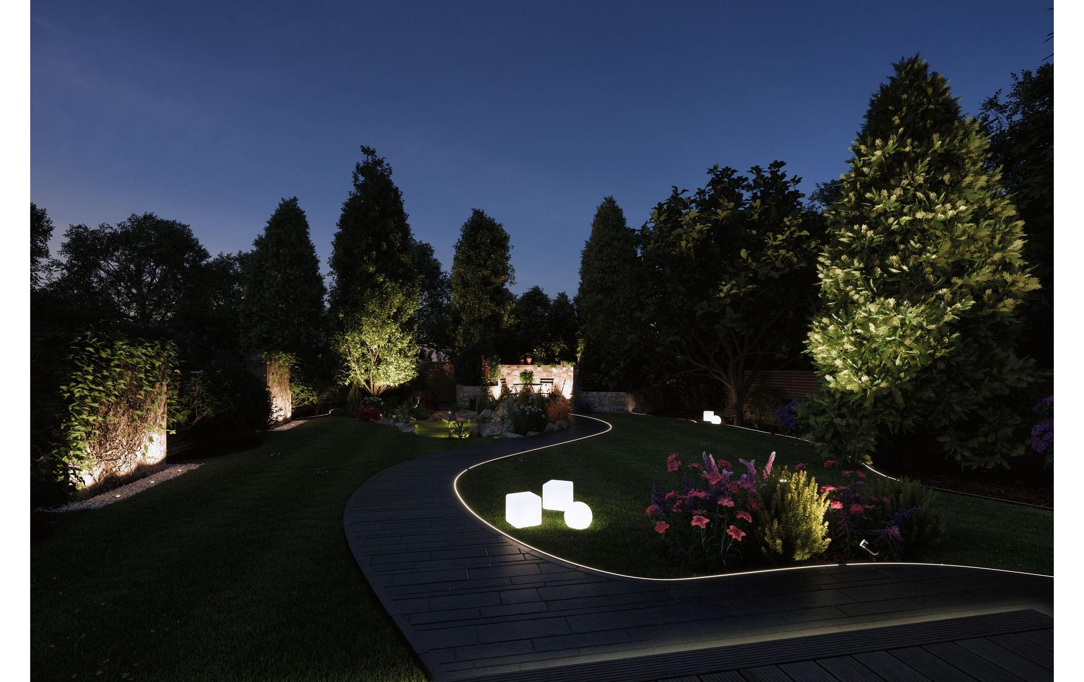 Paulmann Gartenleuchte Plug & Shine GLOBE RGBW, ZigBee