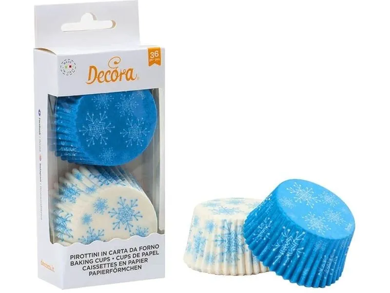 Decora Backformen Papier dekoriert 5 cm 36 Stk. Decora Backformen Papier dekoriert 5 cm 36 Stk.