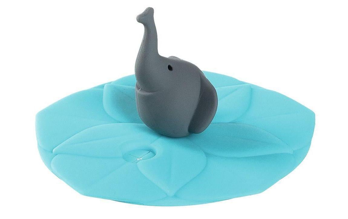 Leonardo Glasabdeckung Bambini Elefant Blau/Grau