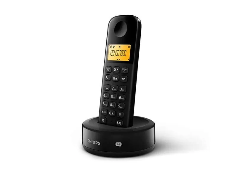 Philips Schnurlostelefon D1651B Schwarz Philips Schnurlostelefon D1651B Schwarz
