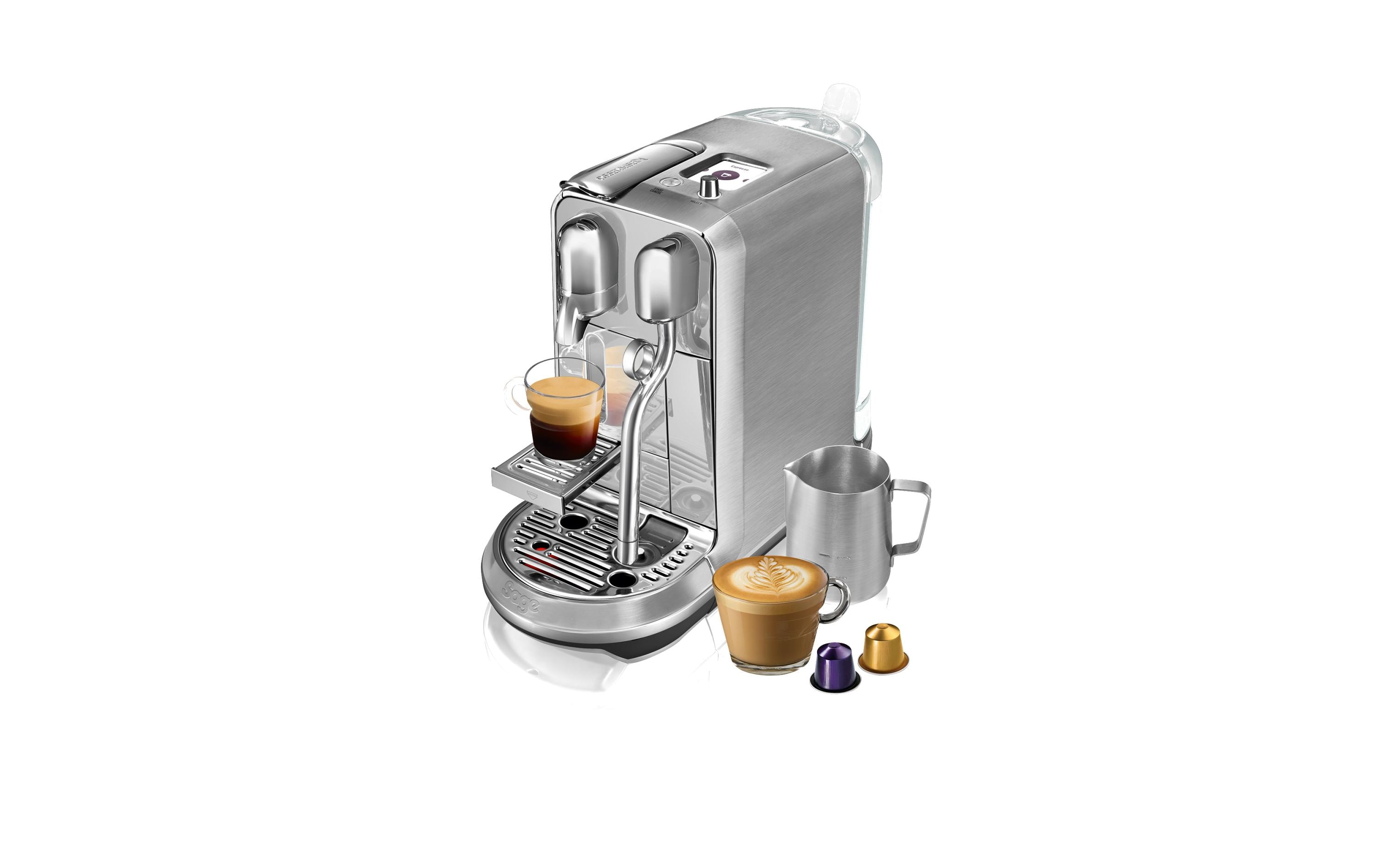 Sage Kaffeemaschine Nespresso Creatista Plus SNE800BSS Silber