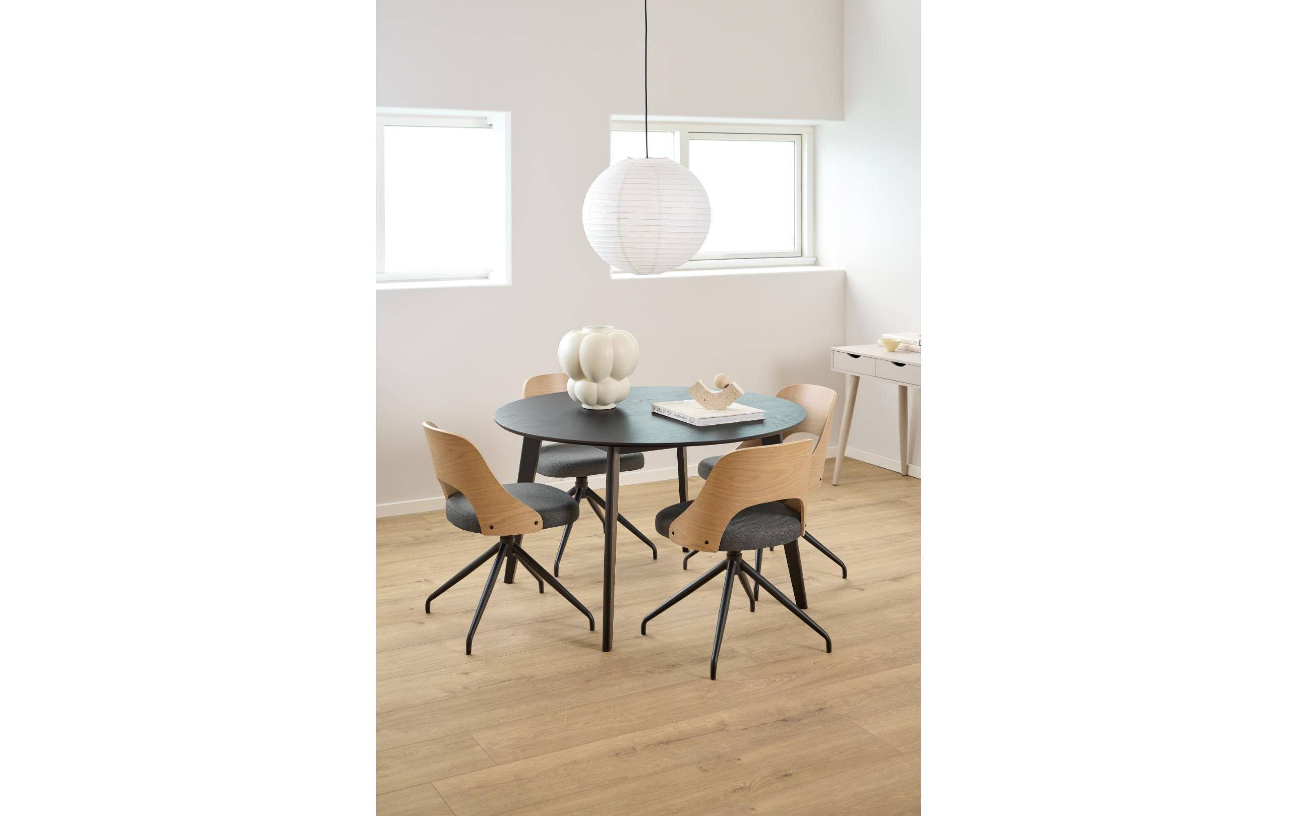 AC Design Tisch Roxby 120 x 76 cm, Schwarz