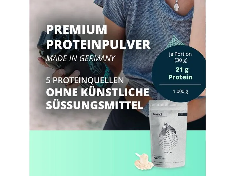 Brandl-Nutrition Pulver Pure Protein Vanille 1000 g Brandl-Nutrition Pulver Pure Protein Vanille 1000 g