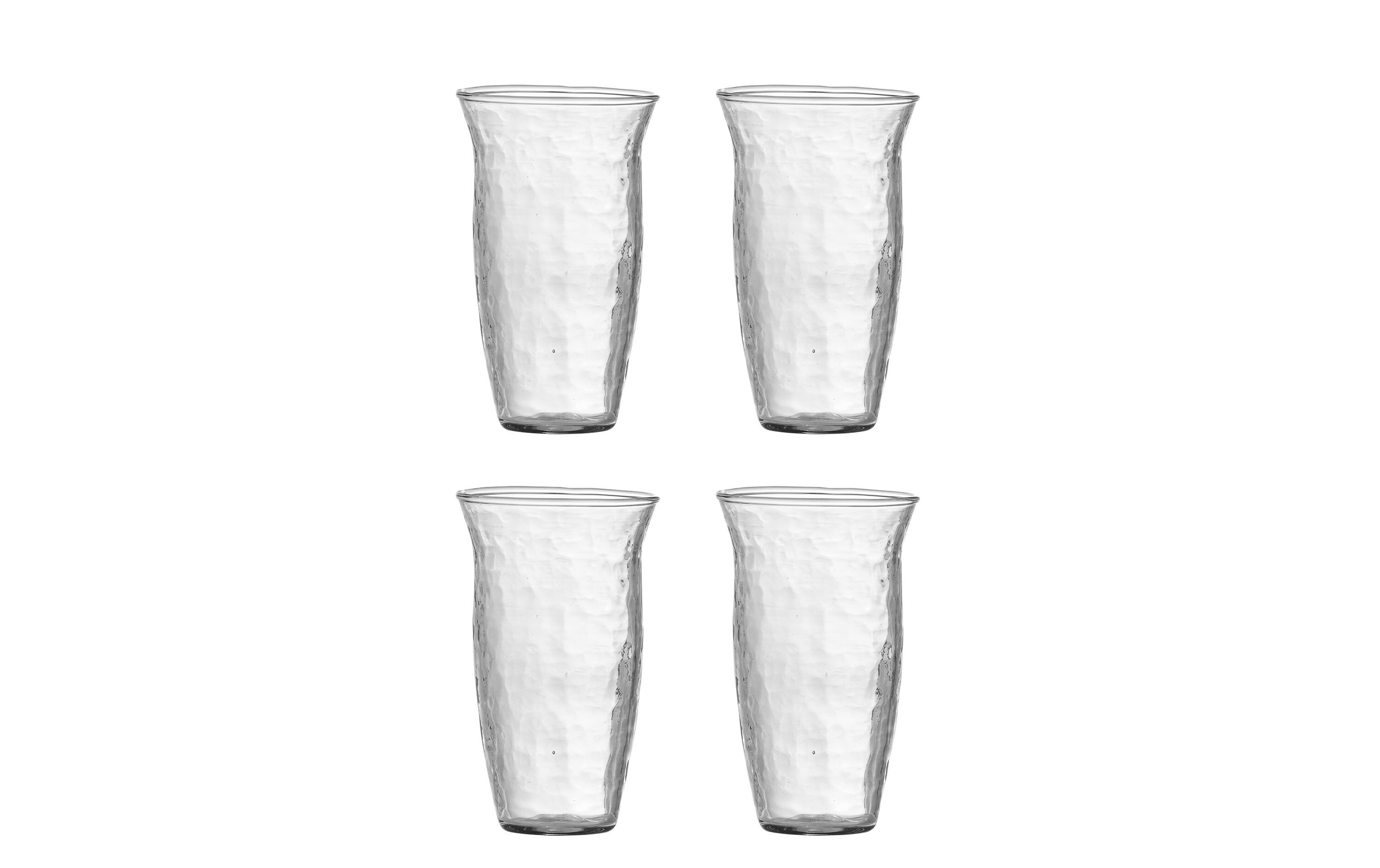 Bloomingville Trinkglas Asha 250 ml, 4 Stück, Transparent