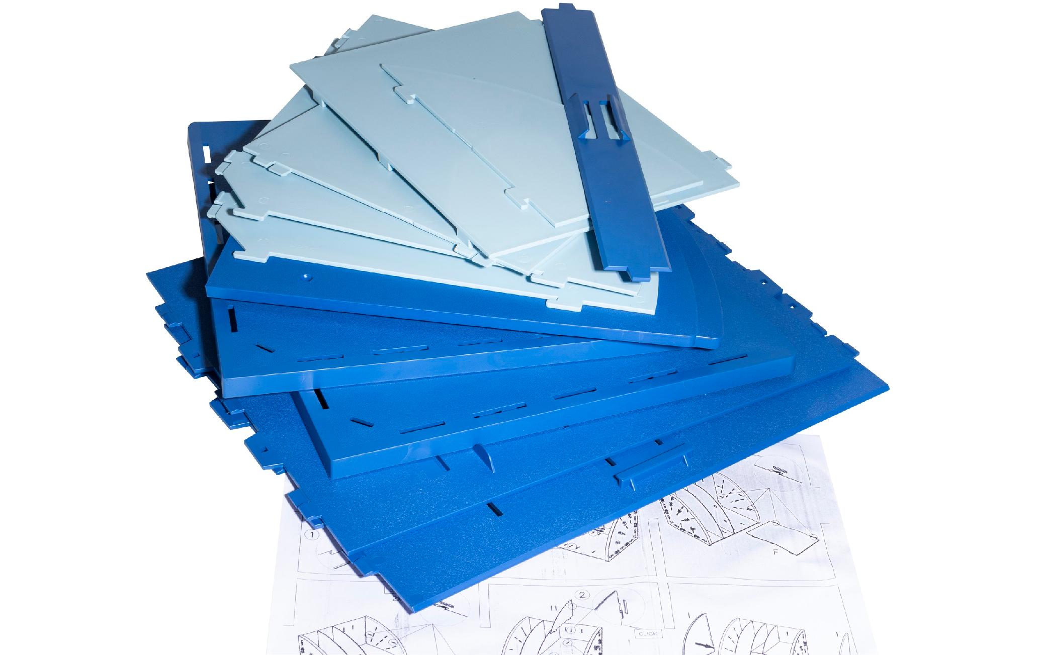 Exacompta Organizer Bee Blue Dunkelblau / Hellblau