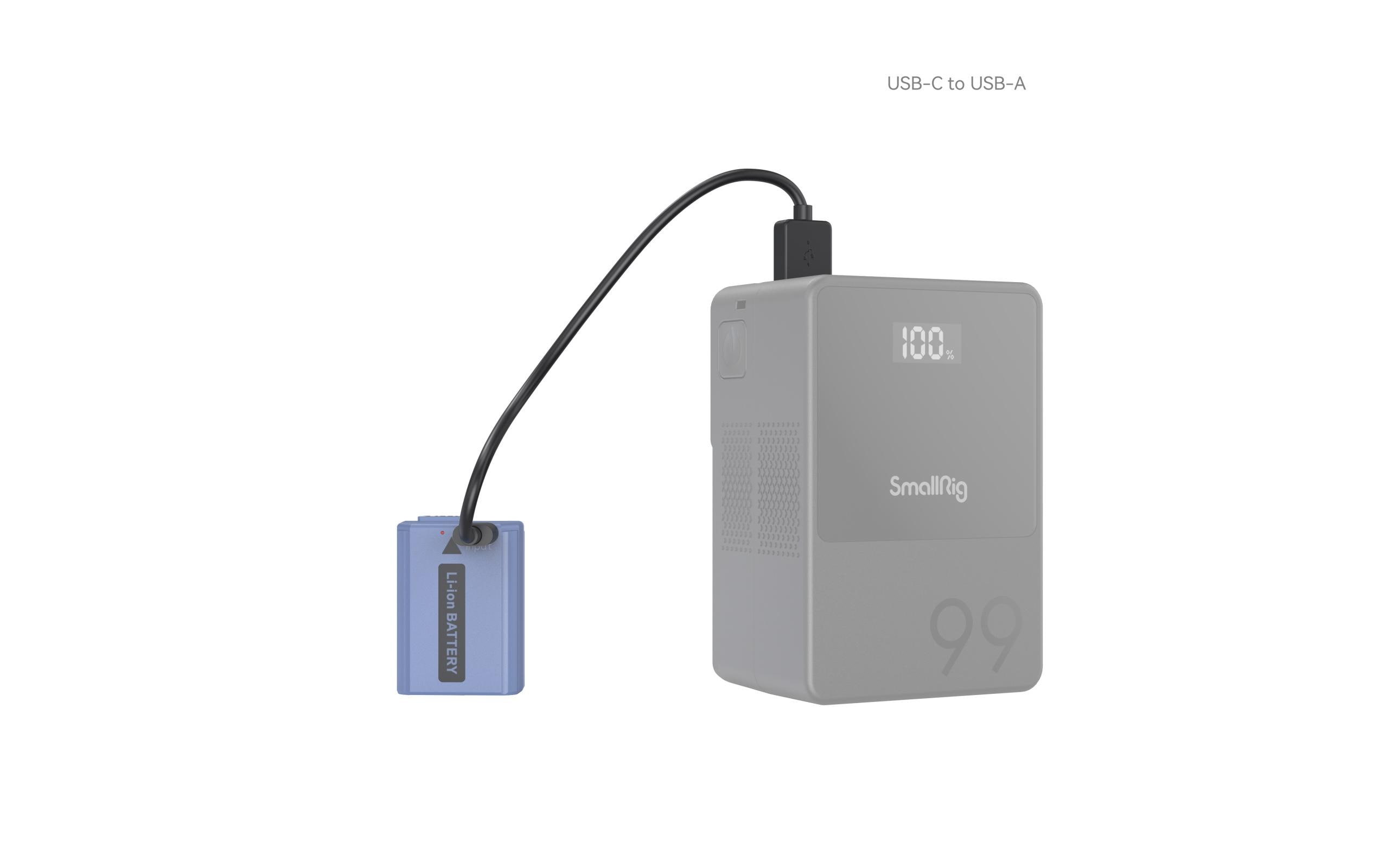 Smallrig Digitalkamera-Akku NP-FW50 USB-C
