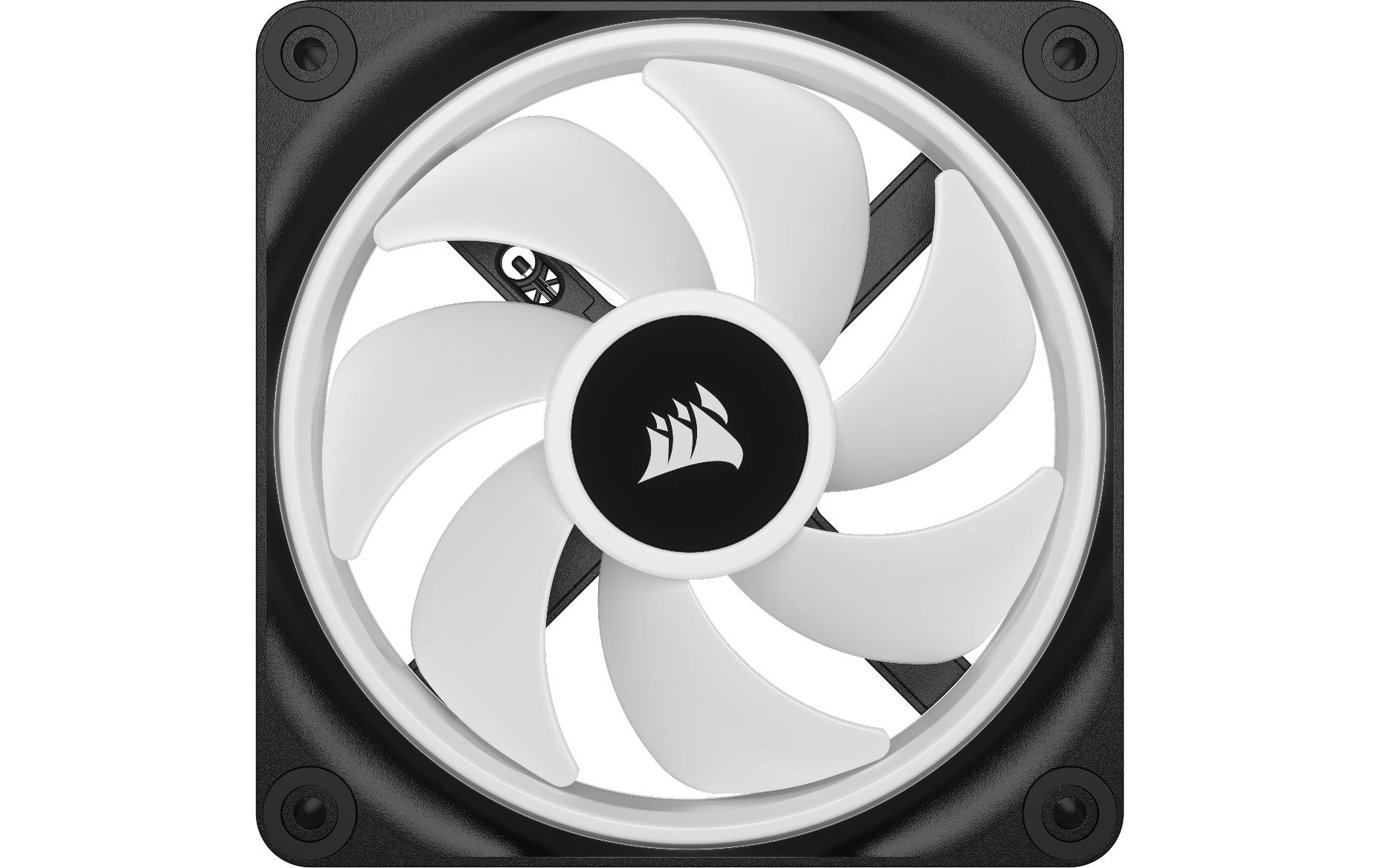 Corsair PC-Lüfter iCUE QX120 RGB Expansion Kit Schwarz