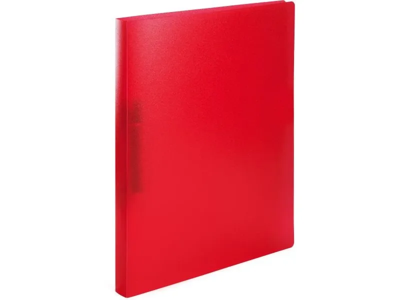 HERMA Ringbuch A4 transluzent Rot 2D-Ring Mechanik HERMA Ringbuch A4 transluzent Rot 2D-Ring Mechanik