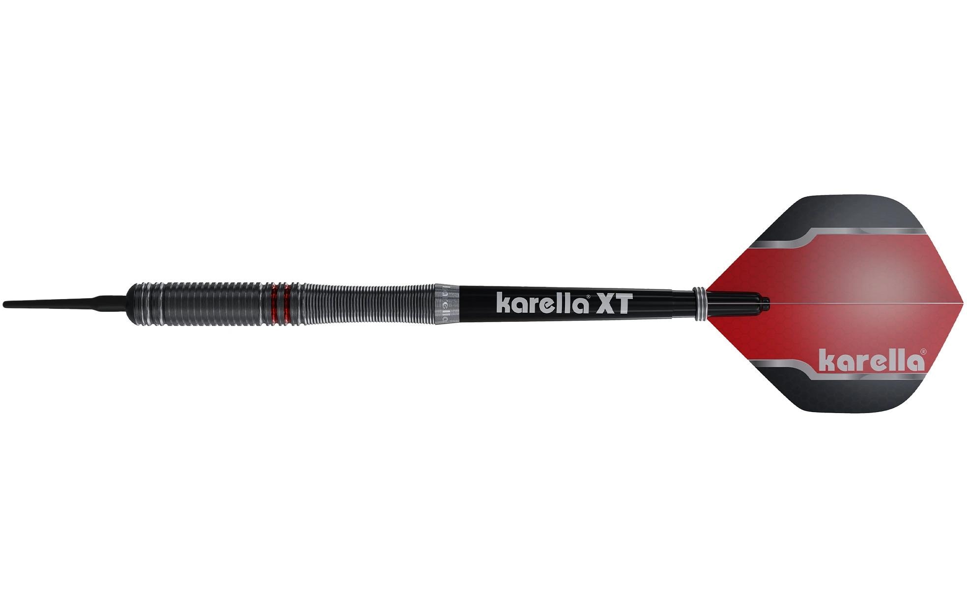 Karella Dartpfeile Softdart Fighter 18g, 3 Stück – Schwarz Karella Dartpfeile Softdart Fighter 18g, 3 Stück – Schwarz
