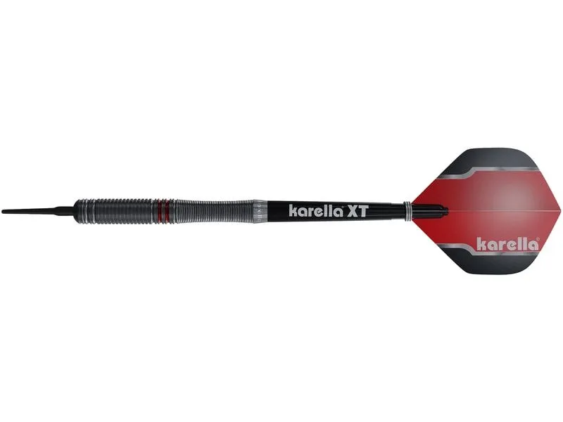 Karella Dartpfeile Softdart Fighter 18g, 3 Stück – Schwarz Karella Dartpfeile Softdart Fighter 18g, 3 Stück – Schwarz