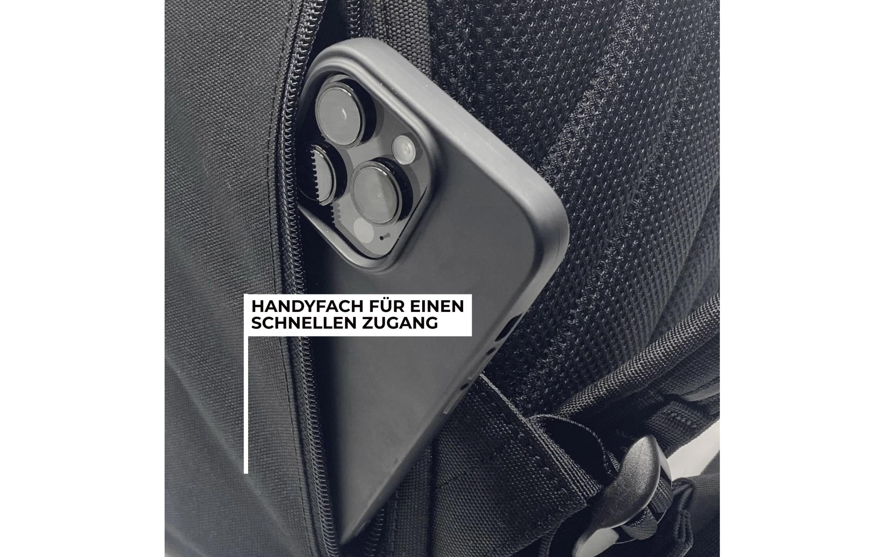 Racoon Rucksack Original 35 l, Schwarz