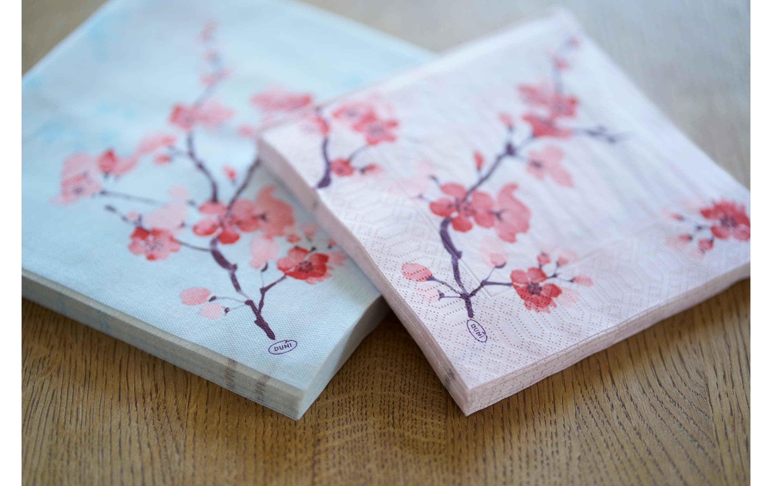 Duni Papierservietten Cherry Breeze 33 cm x 33 cm, 50 Stück