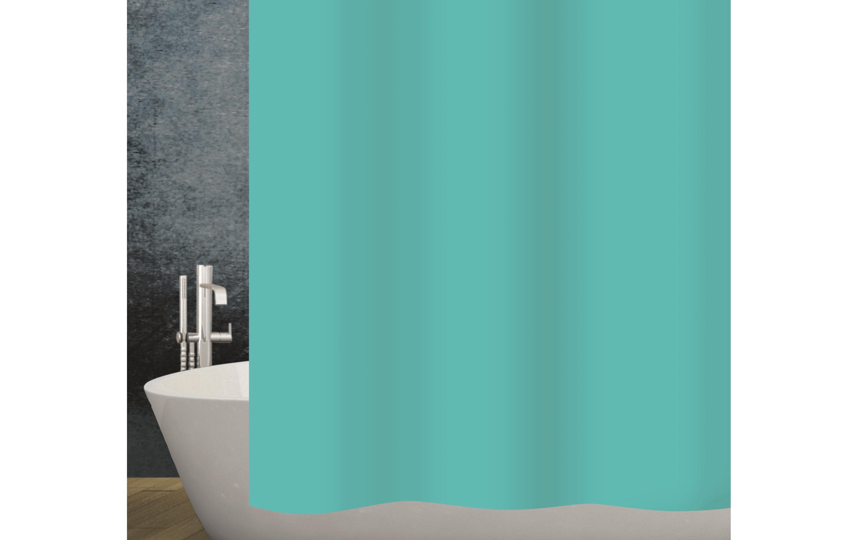 diaqua® Duschvorhang Basic 180 x 200 cm, Türkis