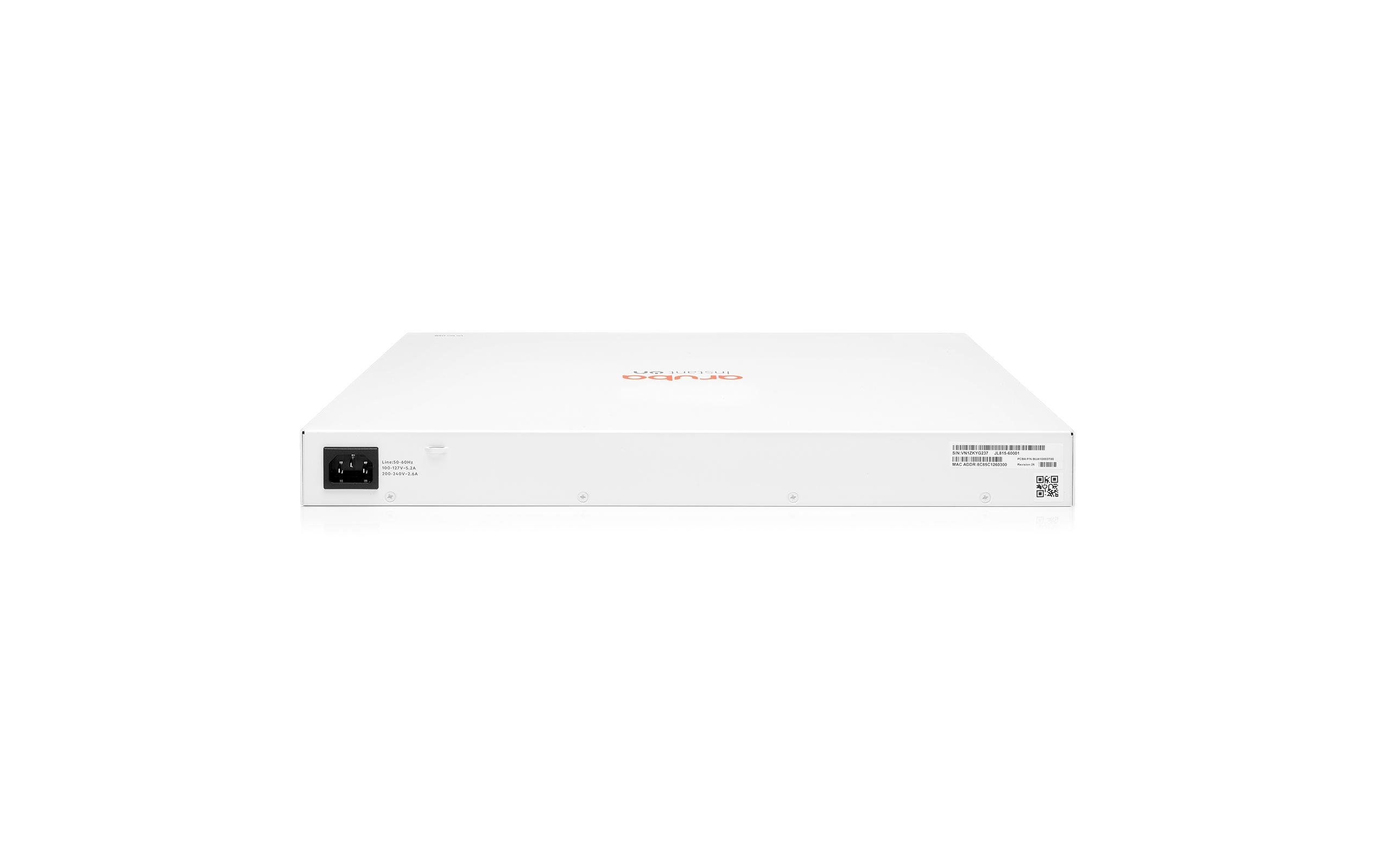 HPE Aruba Networking PoE+ Switch Aruba Instant On 1830-48G 52 Port HPE Aruba Networking PoE+ Switch Aruba Instant On 1830-48G 52 Port