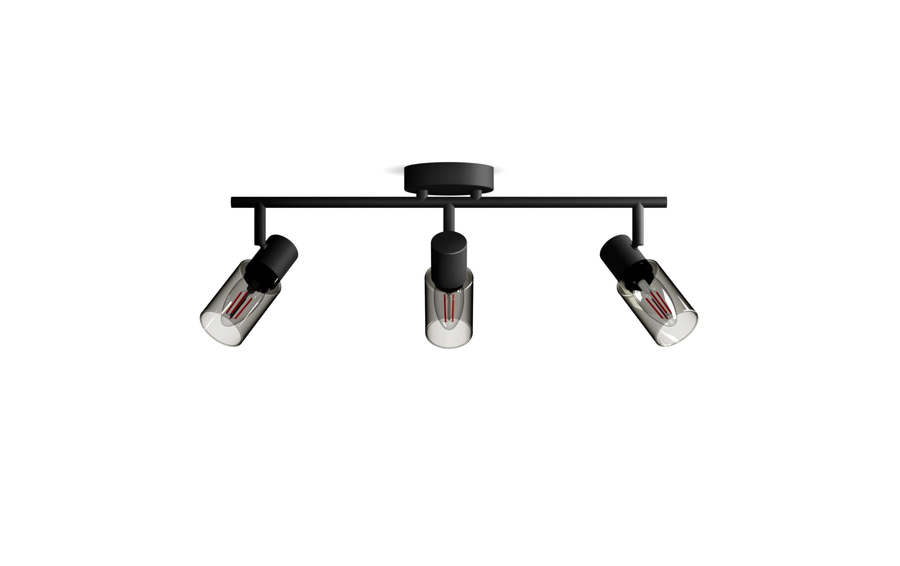 Philips Aufbauspot Palms 3er Spot für E14 Schwarz, ohne Leuchtmittel Philips Aufbauspot Palms 3er Spot für E14 Schwarz, ohne Leuchtmittel