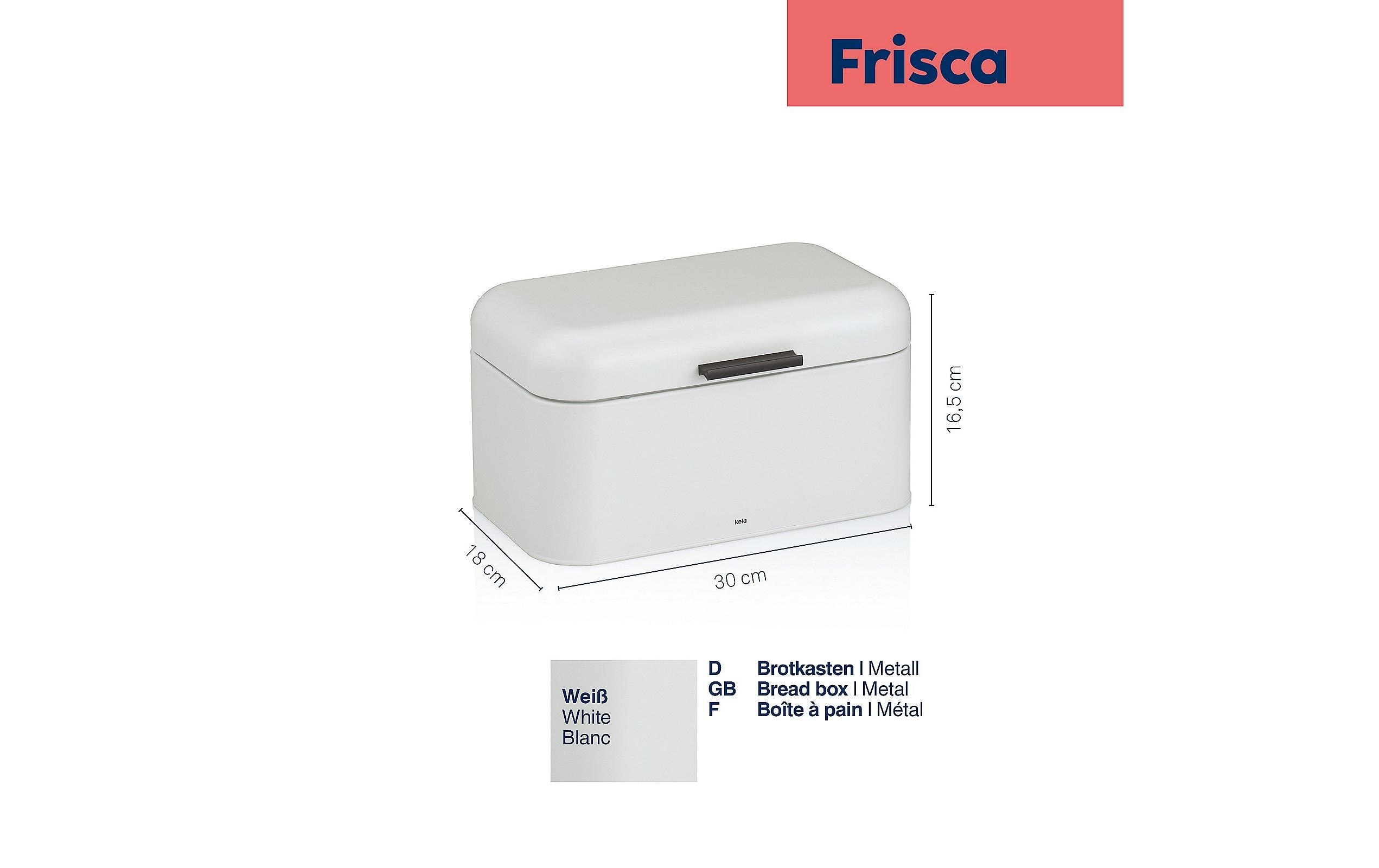 Kela Brotkasten Frisca Klein, Weiss