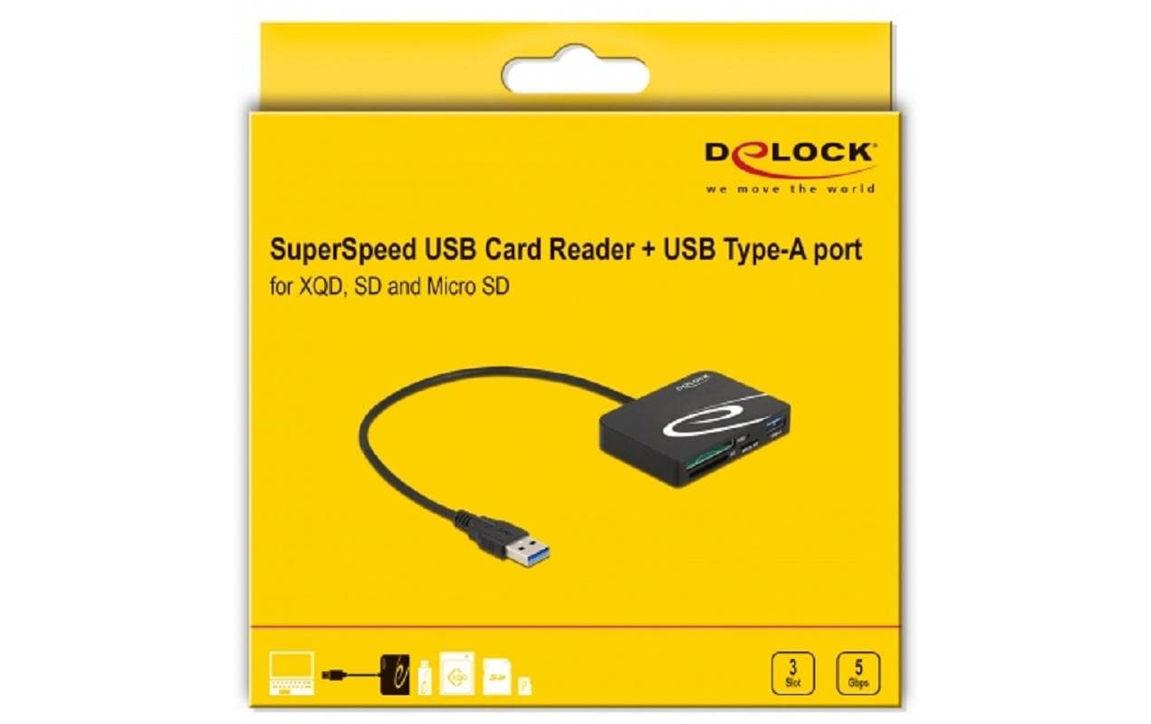 Delock Card Reader Extern 91756 4 Slots