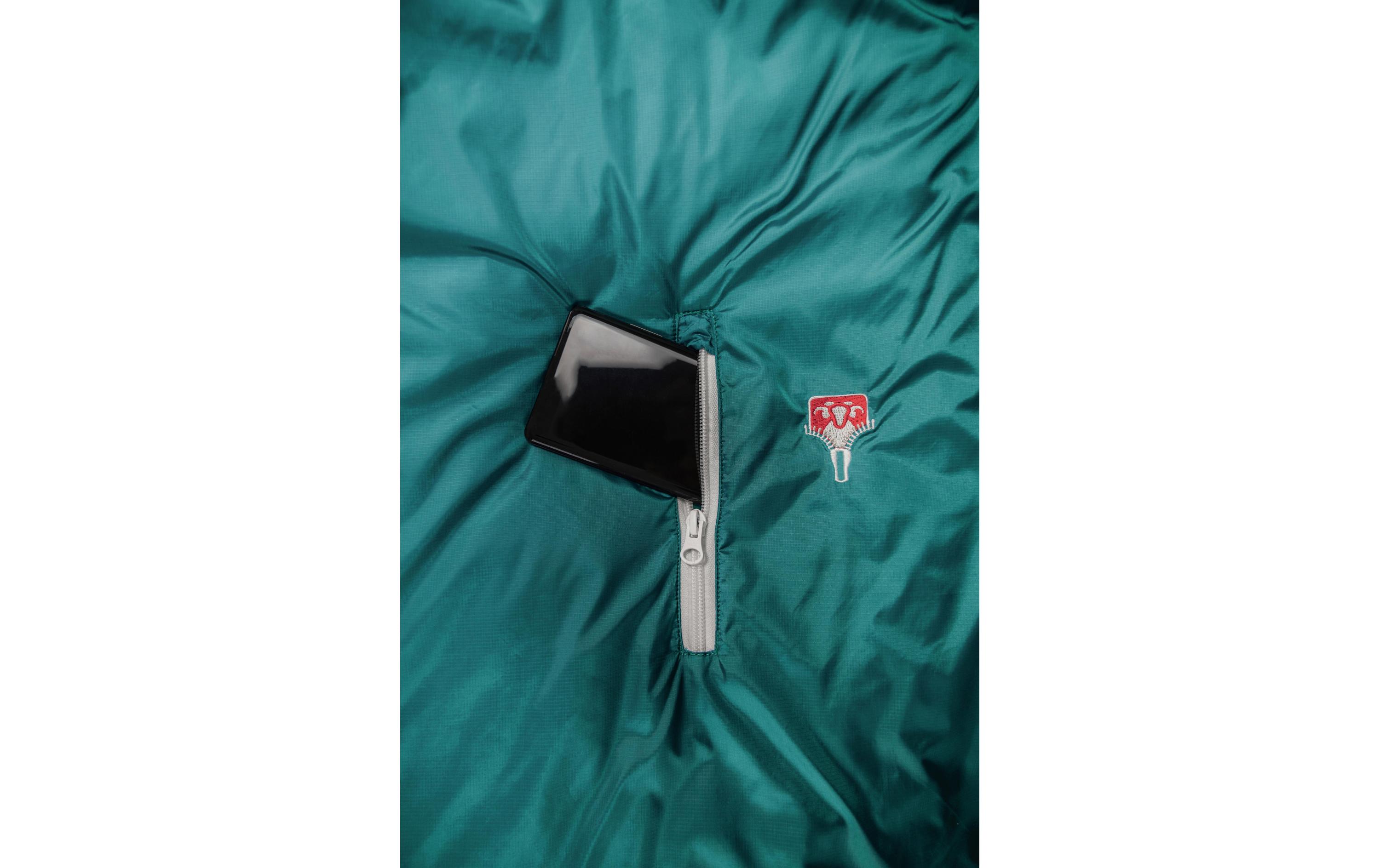 Grüezi Bag Schlafsack Biopod Wolle Goas Comfort Polyester, Dark Petrol