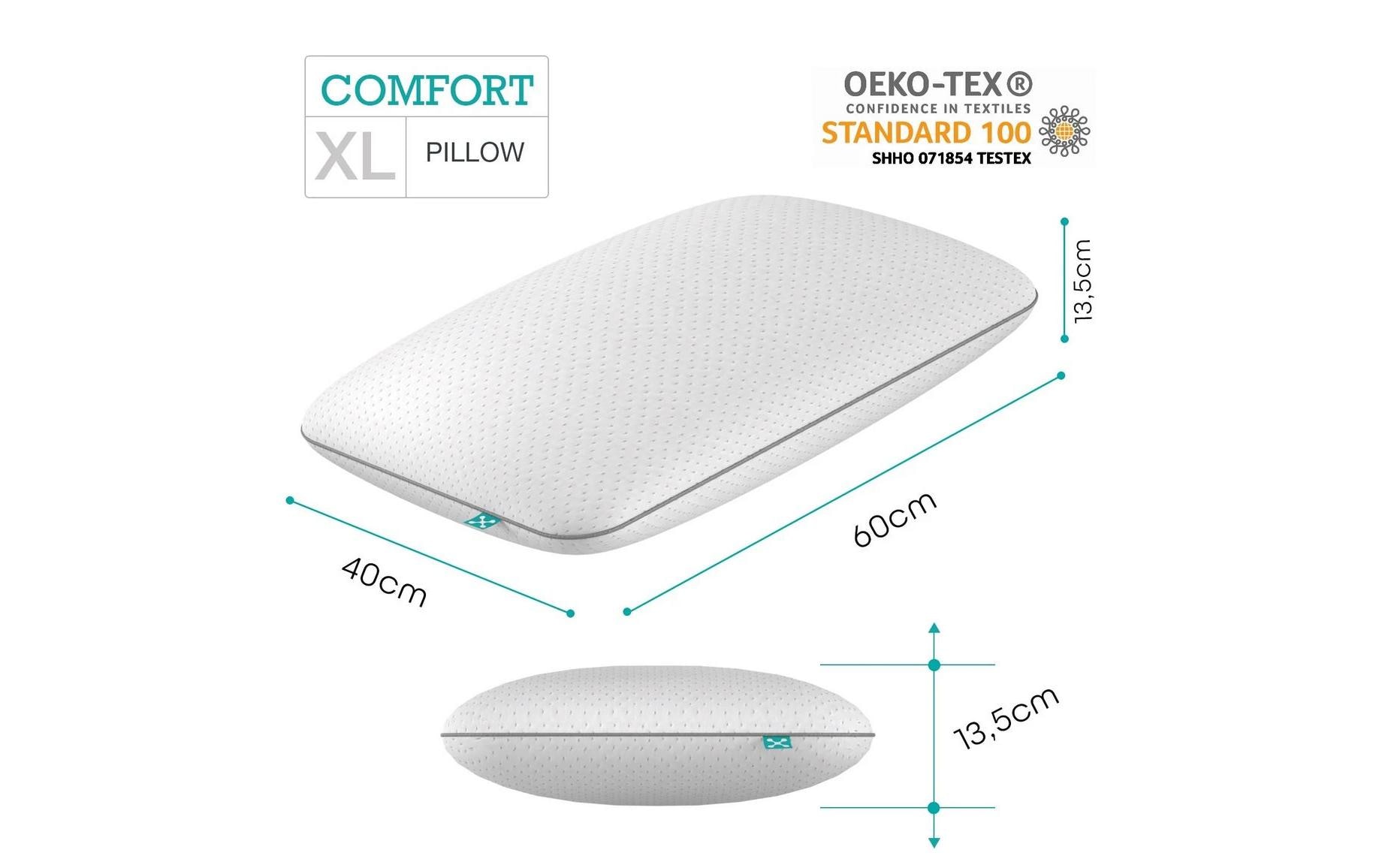 Smartsleep Nackenkissen Comfort XL 60 x 40 x 13.5 cm