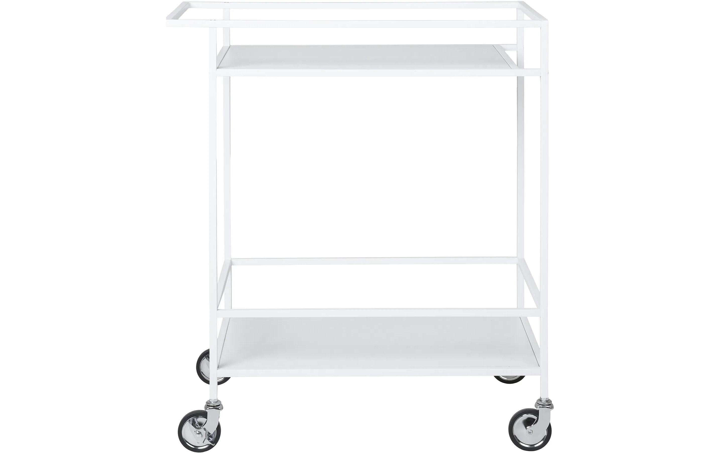 House Nordic Servierwagen Vita 79 x 68 cm, Weiss
