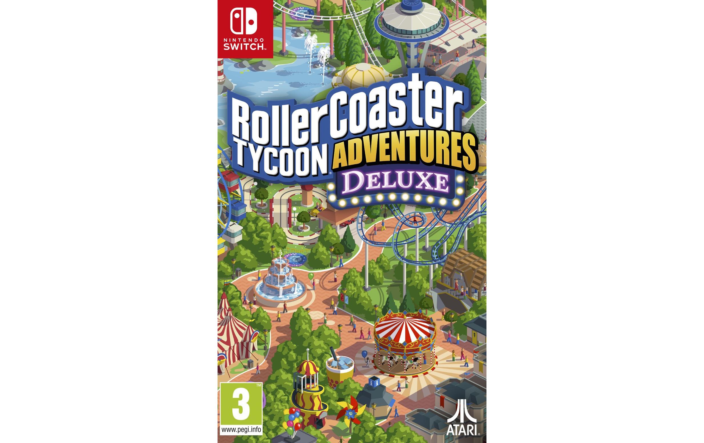 Atari Games RollerCoaster Tycoon Adventures Deluxe [NSW] (D) (Box)