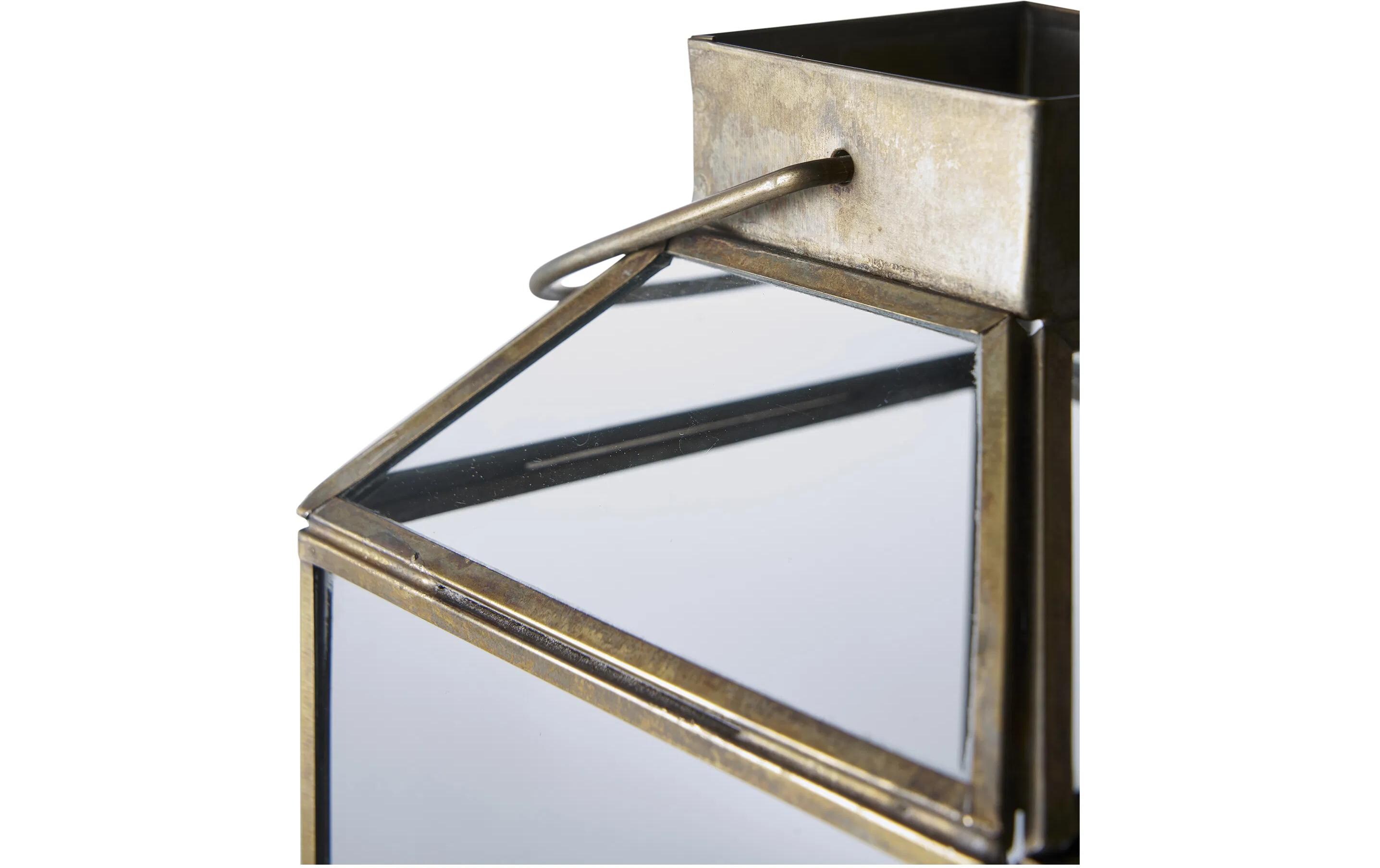 House Nordic Laterne Mysore 35 cm, Braun