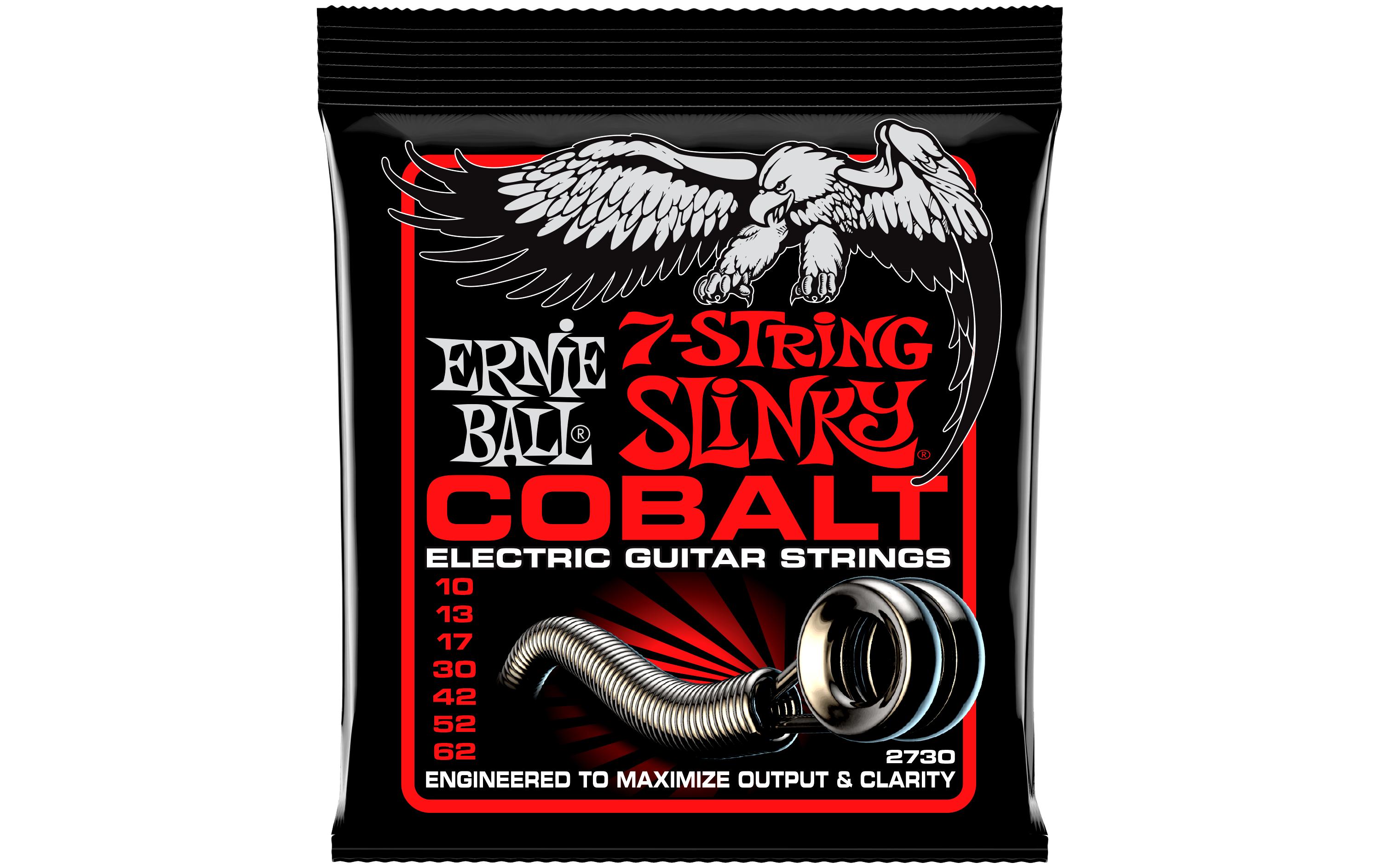 Ernie Ball Gitarrensaiten 2730 Slinky Cobalt – Skinny 10-62