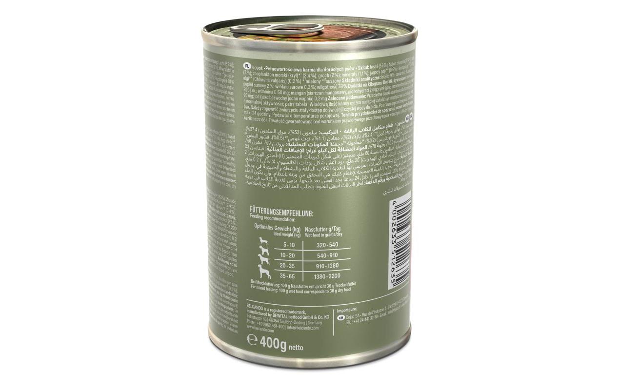 Belcando Nassfutter Holistic Salmon 400 g Belcando Nassfutter Holistic Salmon 400 g