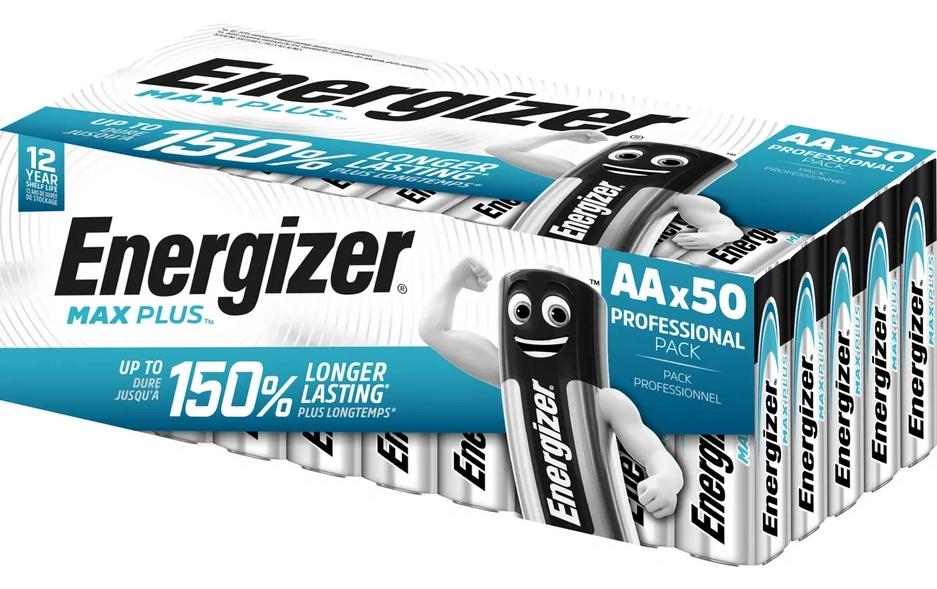 Energizer Batterie Max Plus AA , 50 Stück Energizer Batterie Max Plus AA , 50 Stück