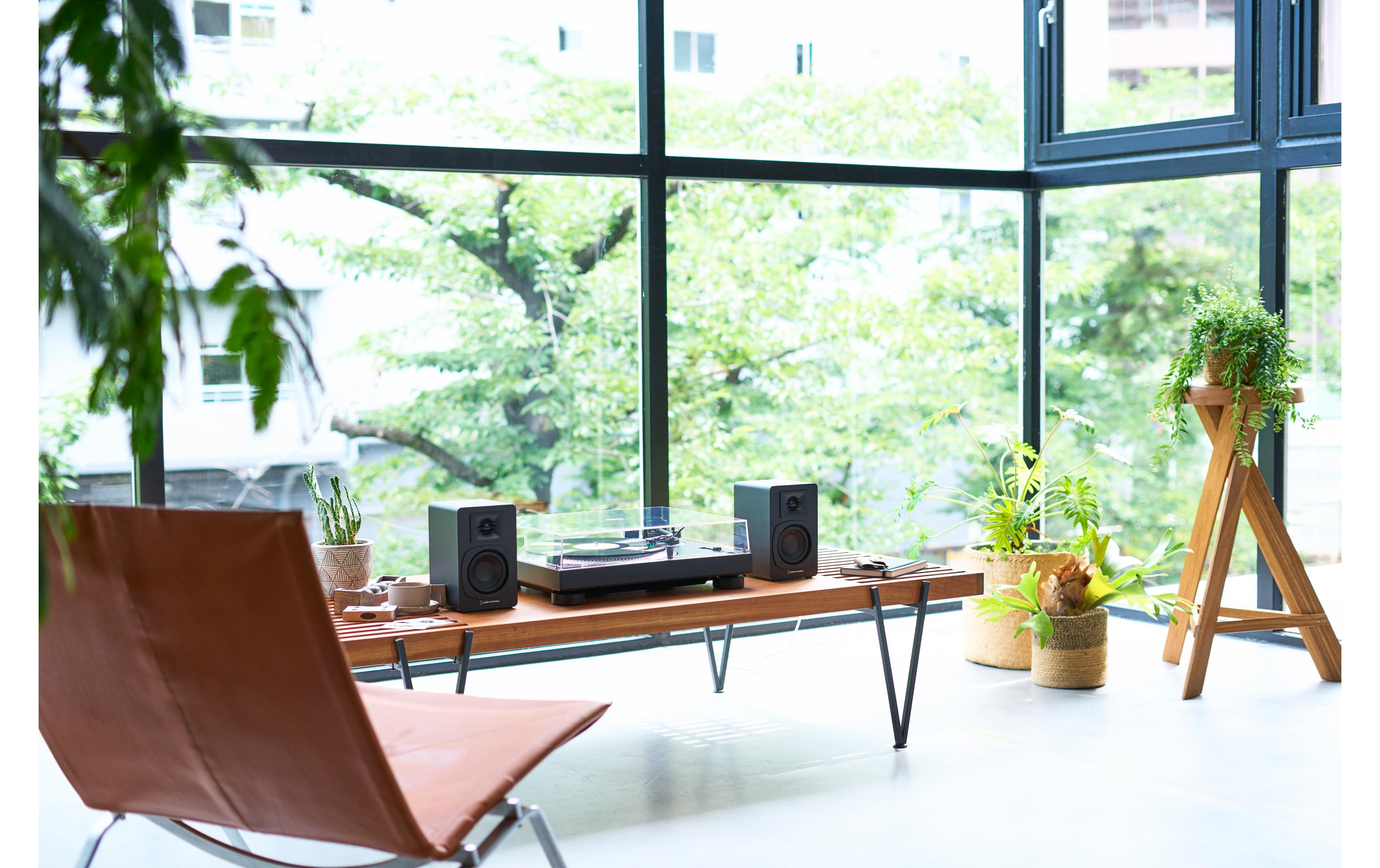 Audio-Technica Regallautsprecher Paar AT-SP3X Schwarz