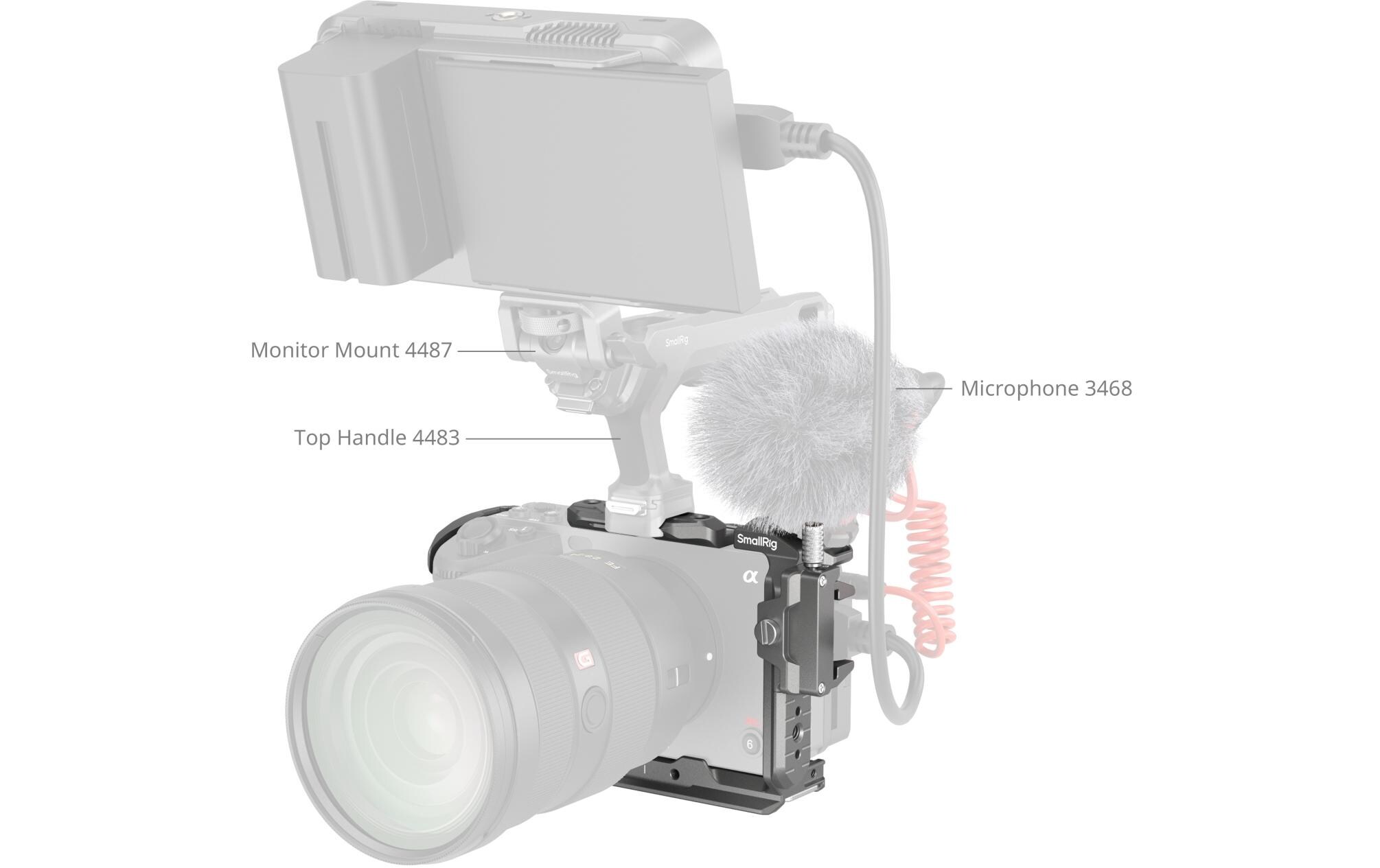 Smallrig Cage HawkLock Quick Release Kit für Sony FX3 / FX30