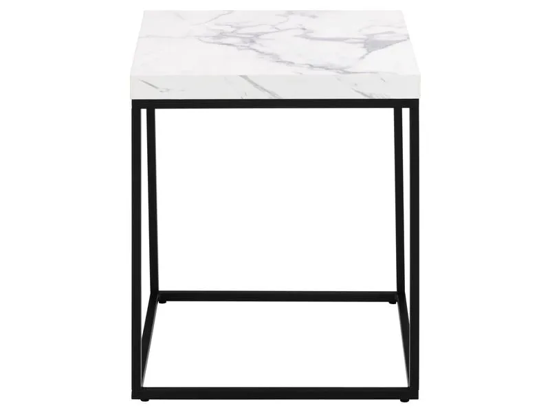 AC Design Beistelltisch Barossa 40 x 40 x 45 cm, Schwarz/Weiss AC Design Beistelltisch Barossa 40 x 40 x 45 cm, Schwarz/Weiss