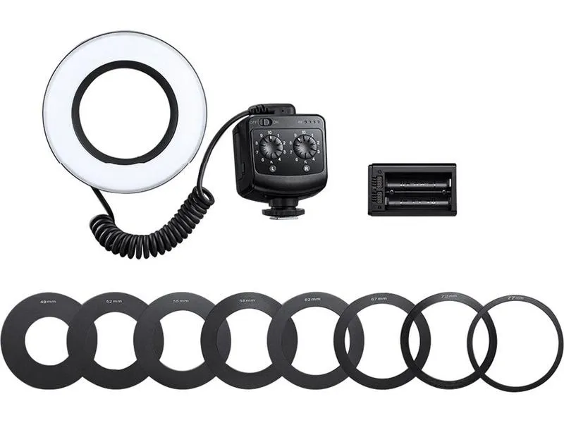 Godox Videoleuchte Macro Ringlicht inklusive Adapter Godox Videoleuchte Macro Ringlicht inklusive Adapter