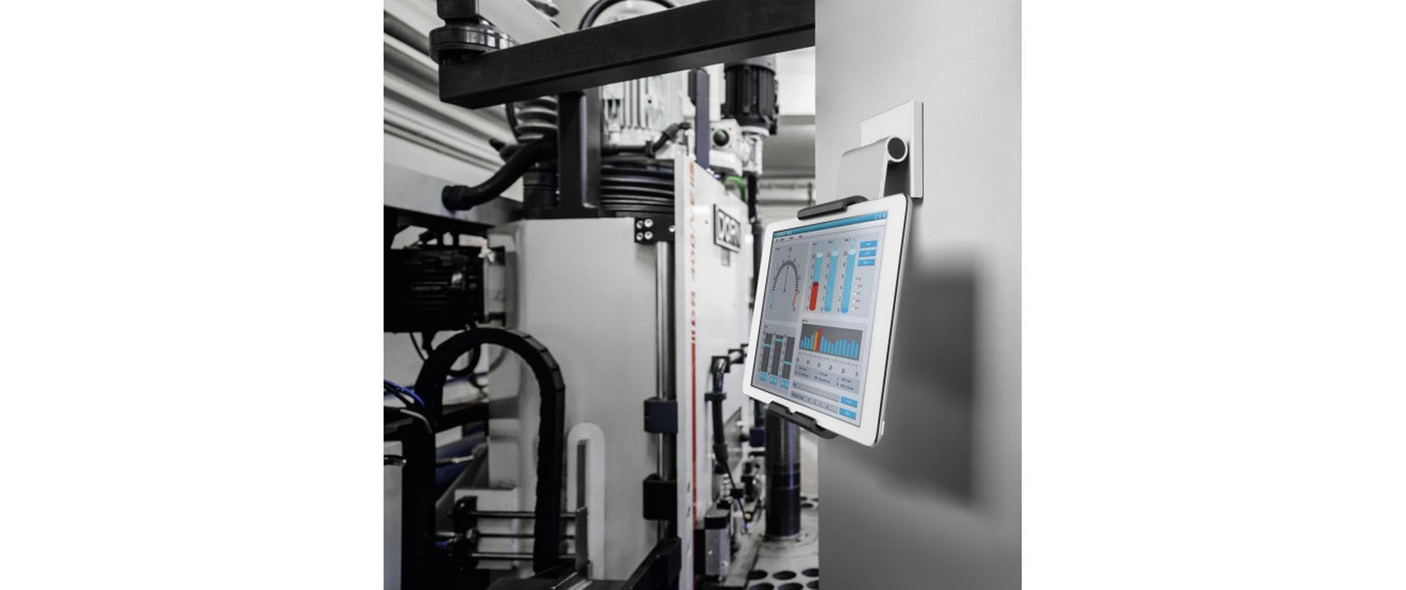 DURABLE Halterung Wall Pro Silber