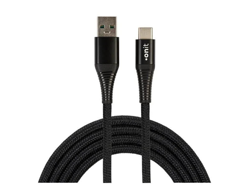 onit USB 2.0-Kabel USB A - USB C 0.5 m, Schwarz onit USB 2.0-Kabel USB A - USB C 0.5 m, Schwarz
