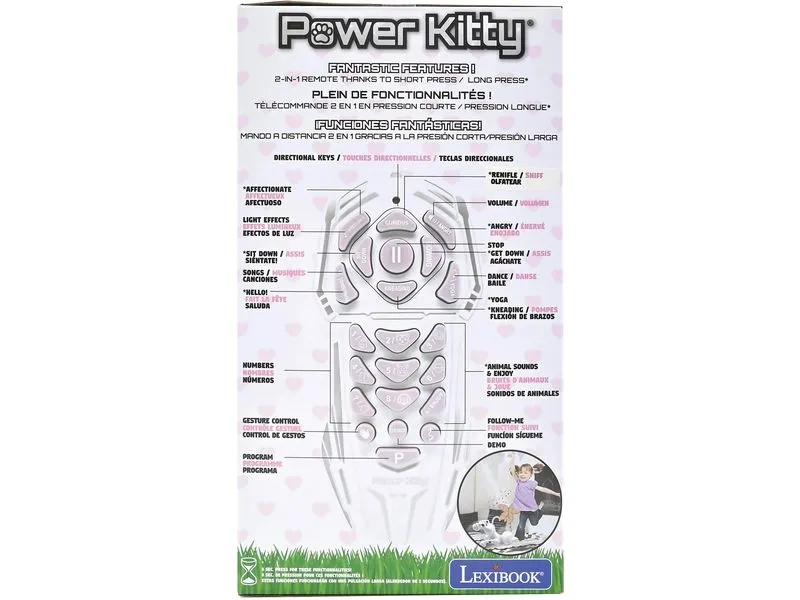 Lexibook Robotkatze Power Kitty Weiss Pink