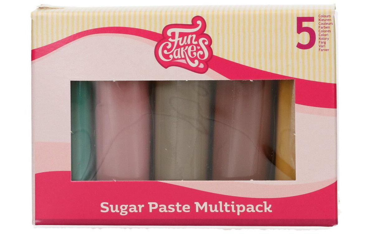 Funcakes Rollfondant FunCakes Erd Töne 5 Rollen Funcakes Rollfondant FunCakes Erd Töne 5 Rollen