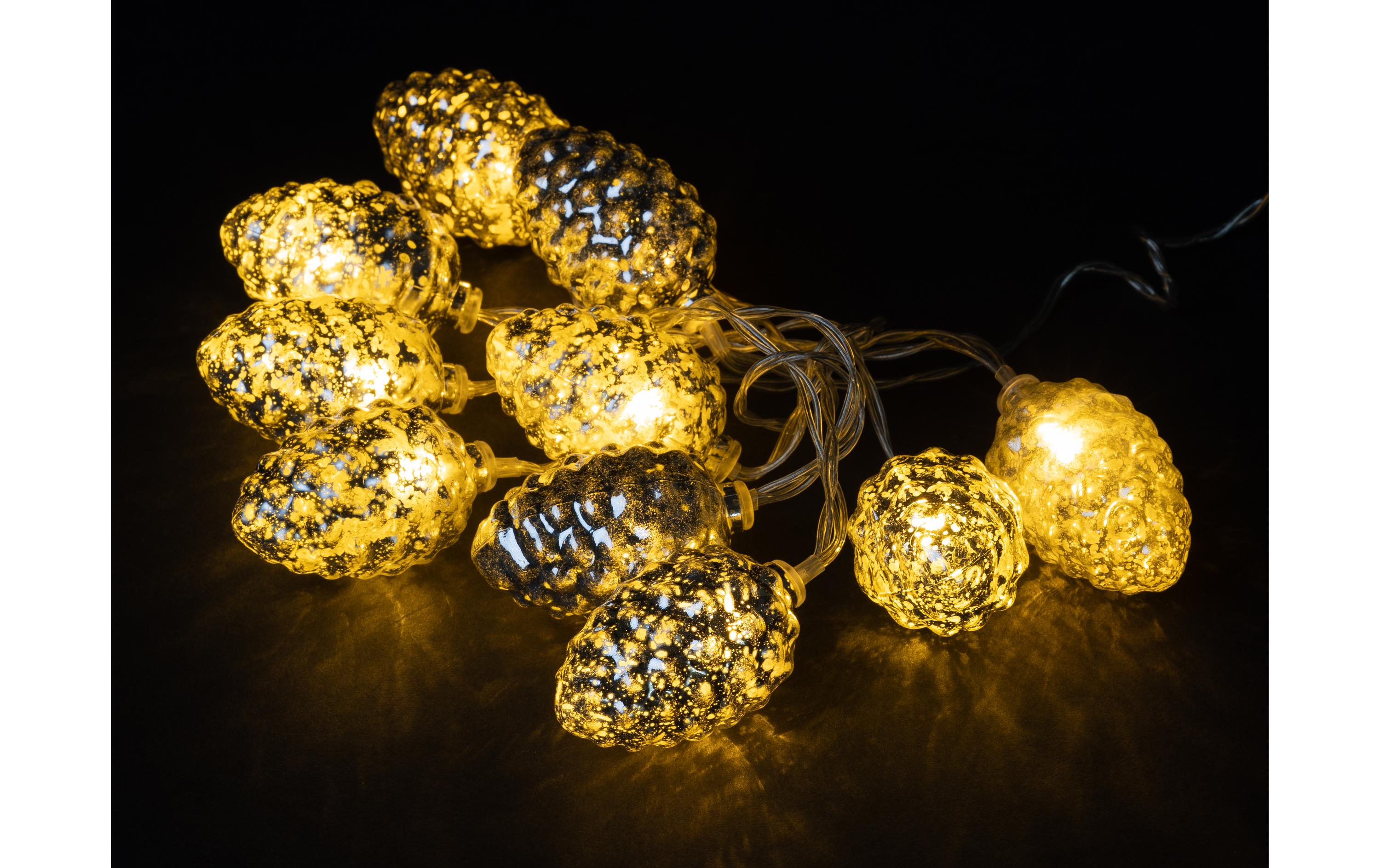 COCON LED-Lichterkette Tannenzapfen, 135 cm