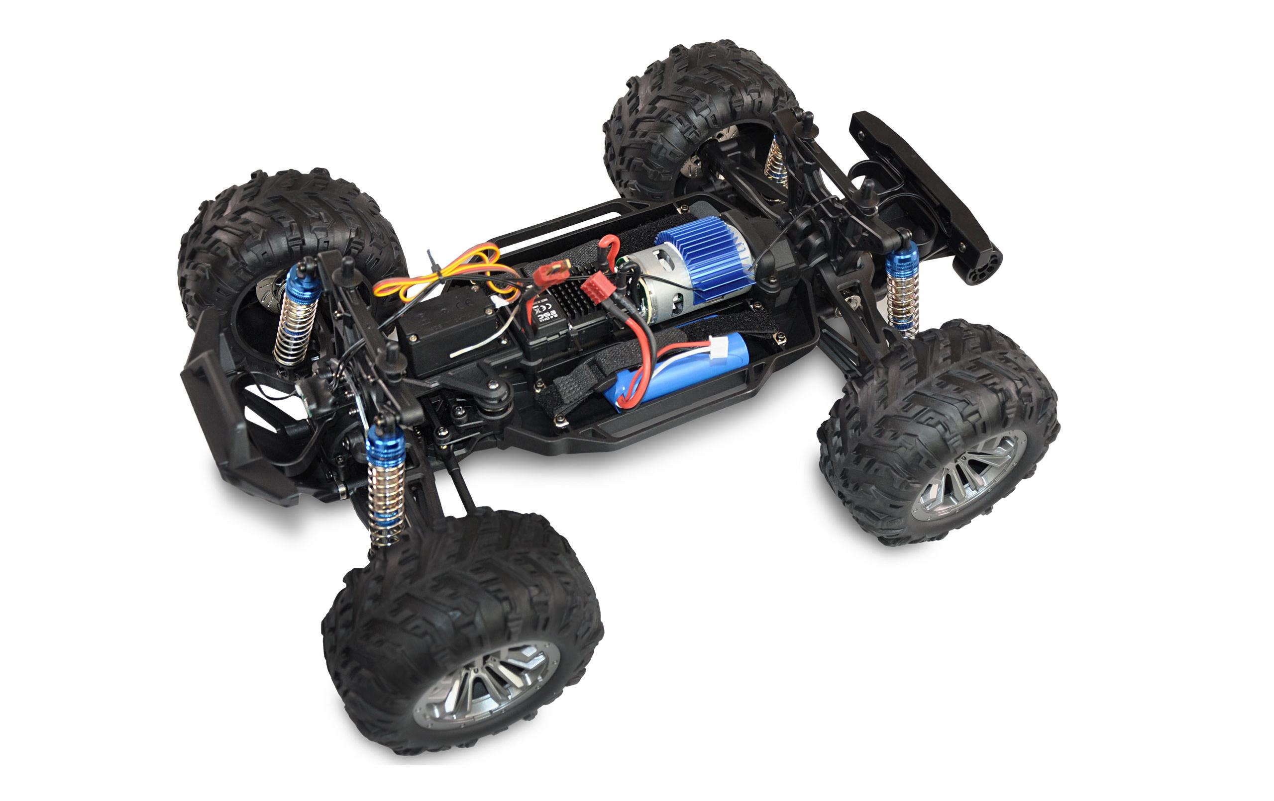 Amewi Monster Truck Daphoenodon 4WD, Blau RTR, 1:12